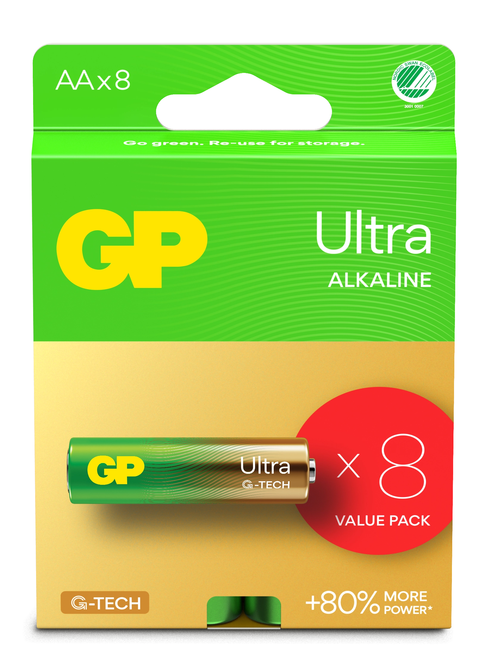 GP - Ultra Alkaline Battery Size