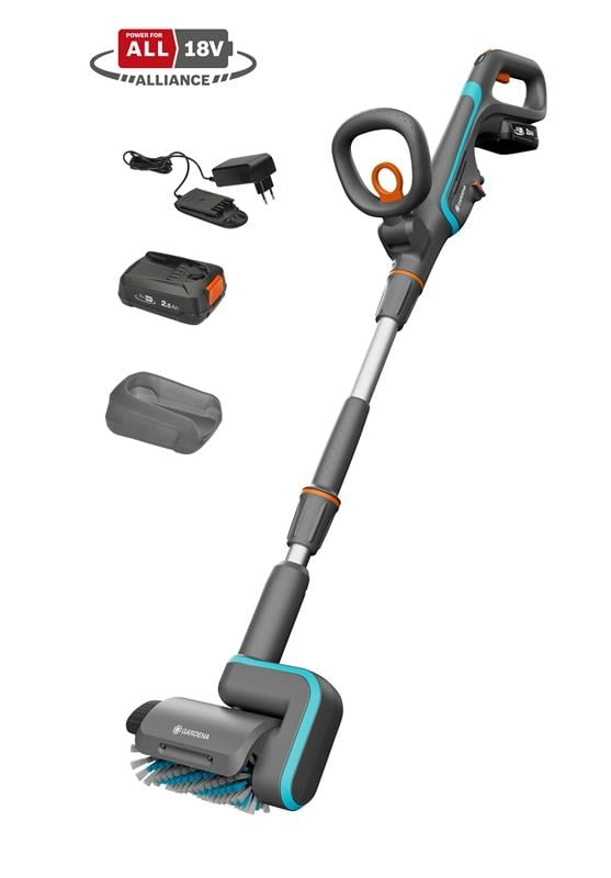 Gardena GARDENA cordless multi-cleaner AquaBrush Patio