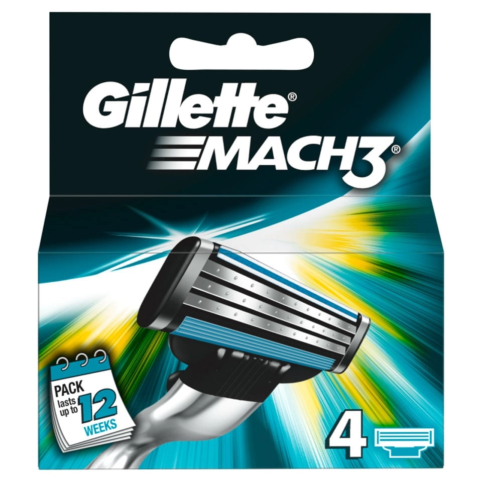 Gillette - Mach3 Blades 4-pack /Personal