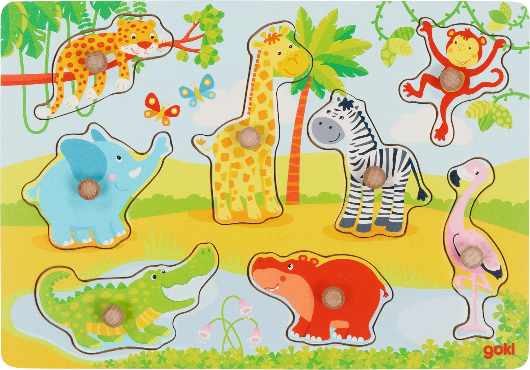 GOKI - African baby animals  Lift