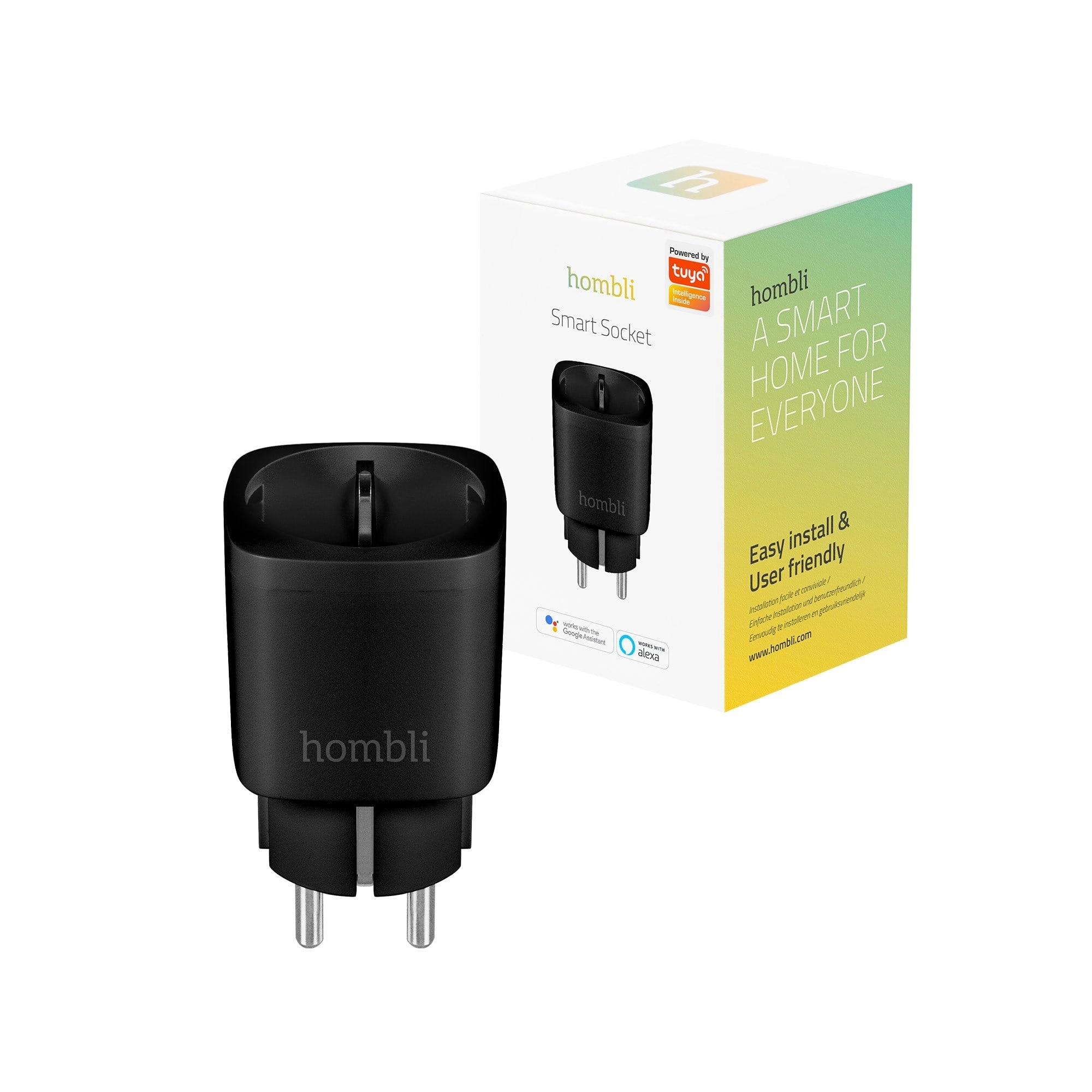 Hombli - Smart Socket (EU)  Black
