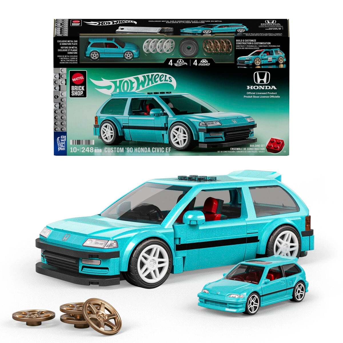 Mattel Brick Shop Hot Wheels Custom