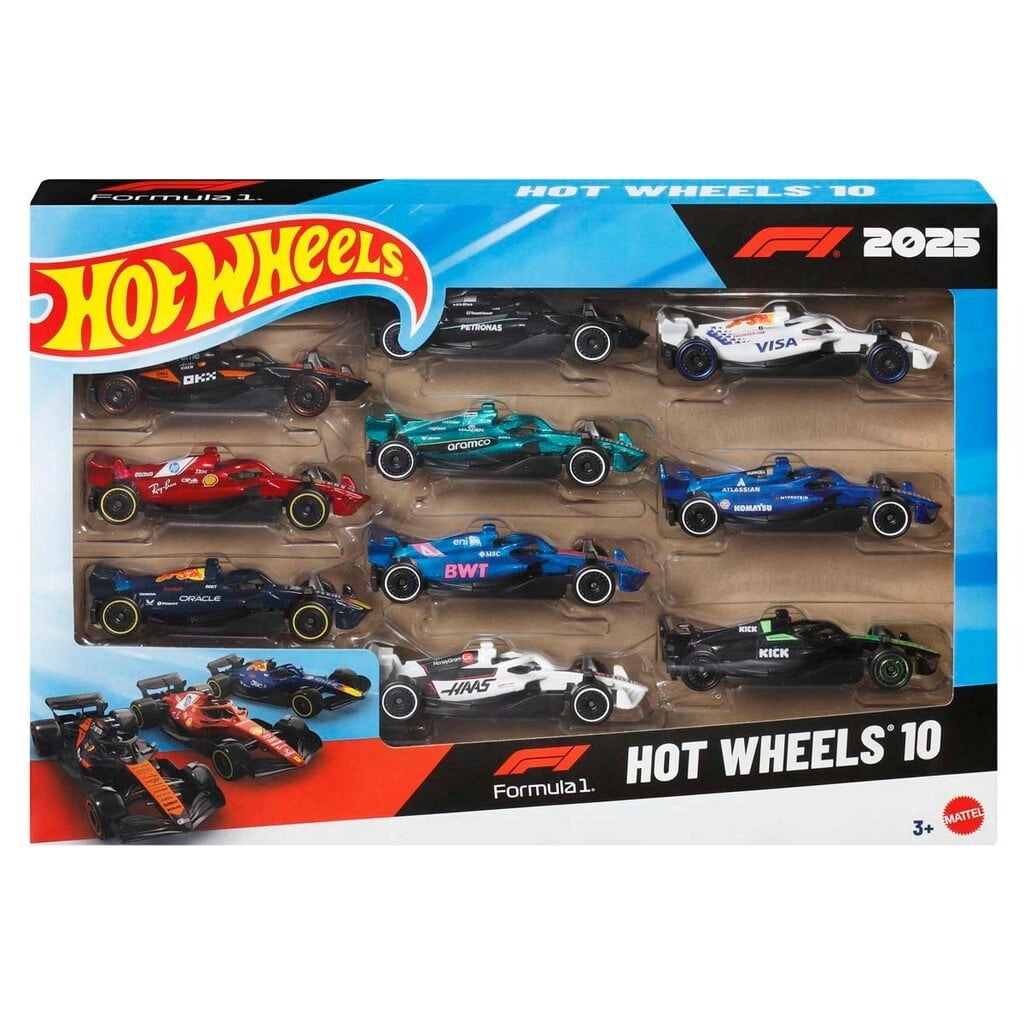 Hot Wheels Formula 1 10-Pack  Set