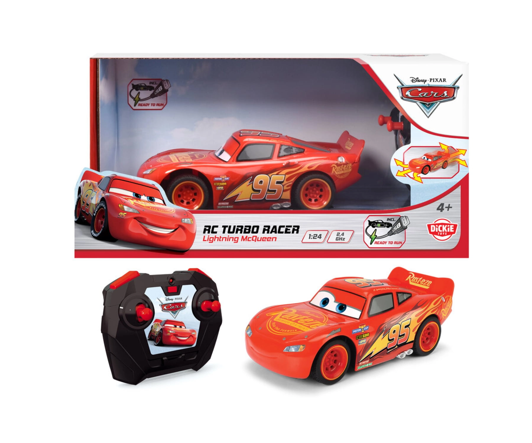 Simba-Dickie RC Cars 3 Lightning McQueen