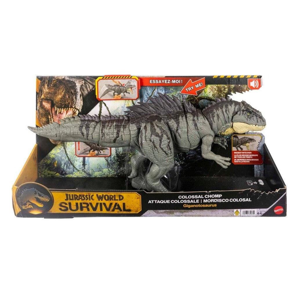 Jurassic World Colossal Chomp Giganotosaurus Figure