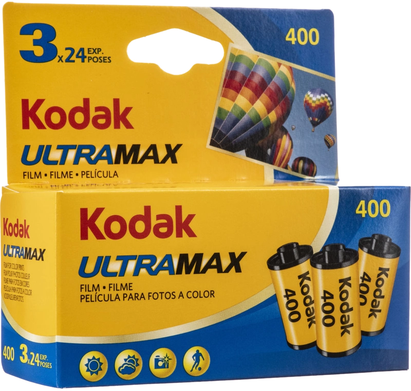 Kodak 135 ultramax carded 400-24x3 5610000178
