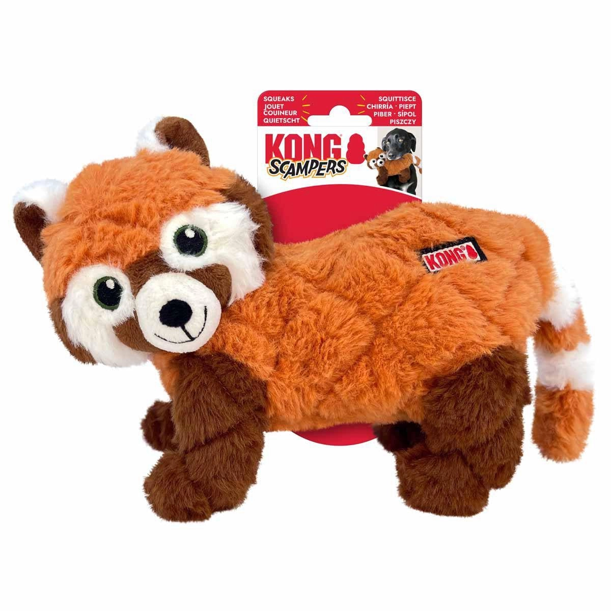Kong - KONG SCAMPERS RED PANDA