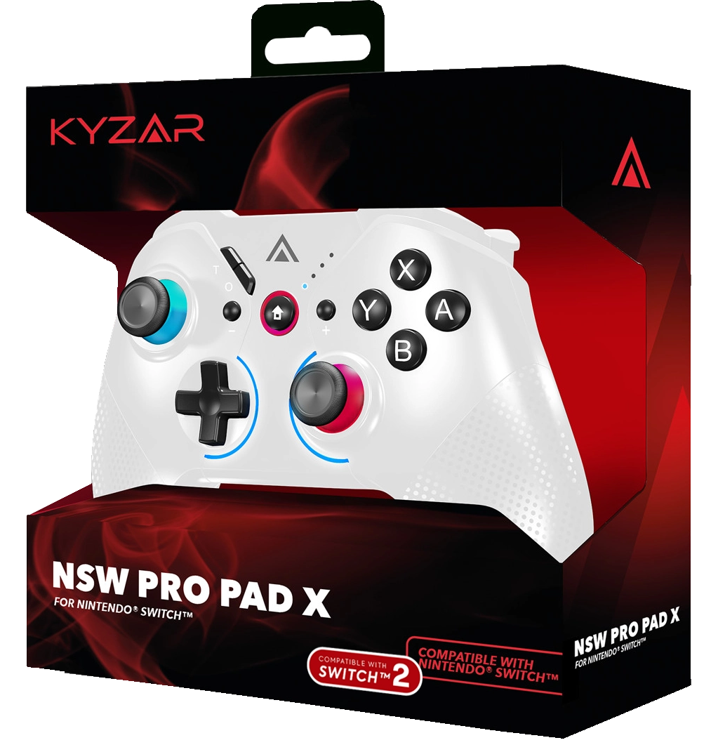 Kyzar Switch PRO Controller - White