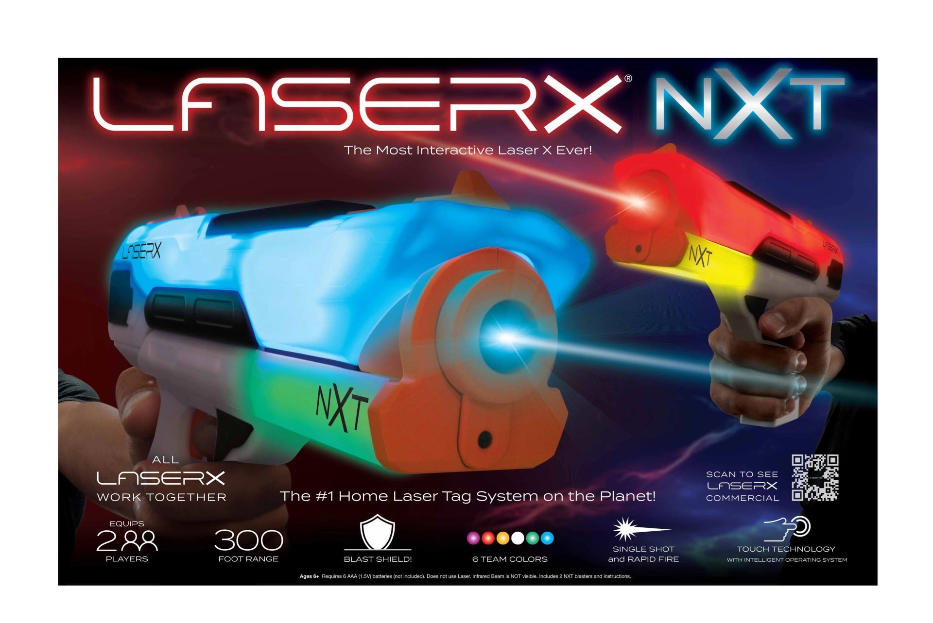 Laser X NXT Double Blaster Laserpyssypeli
