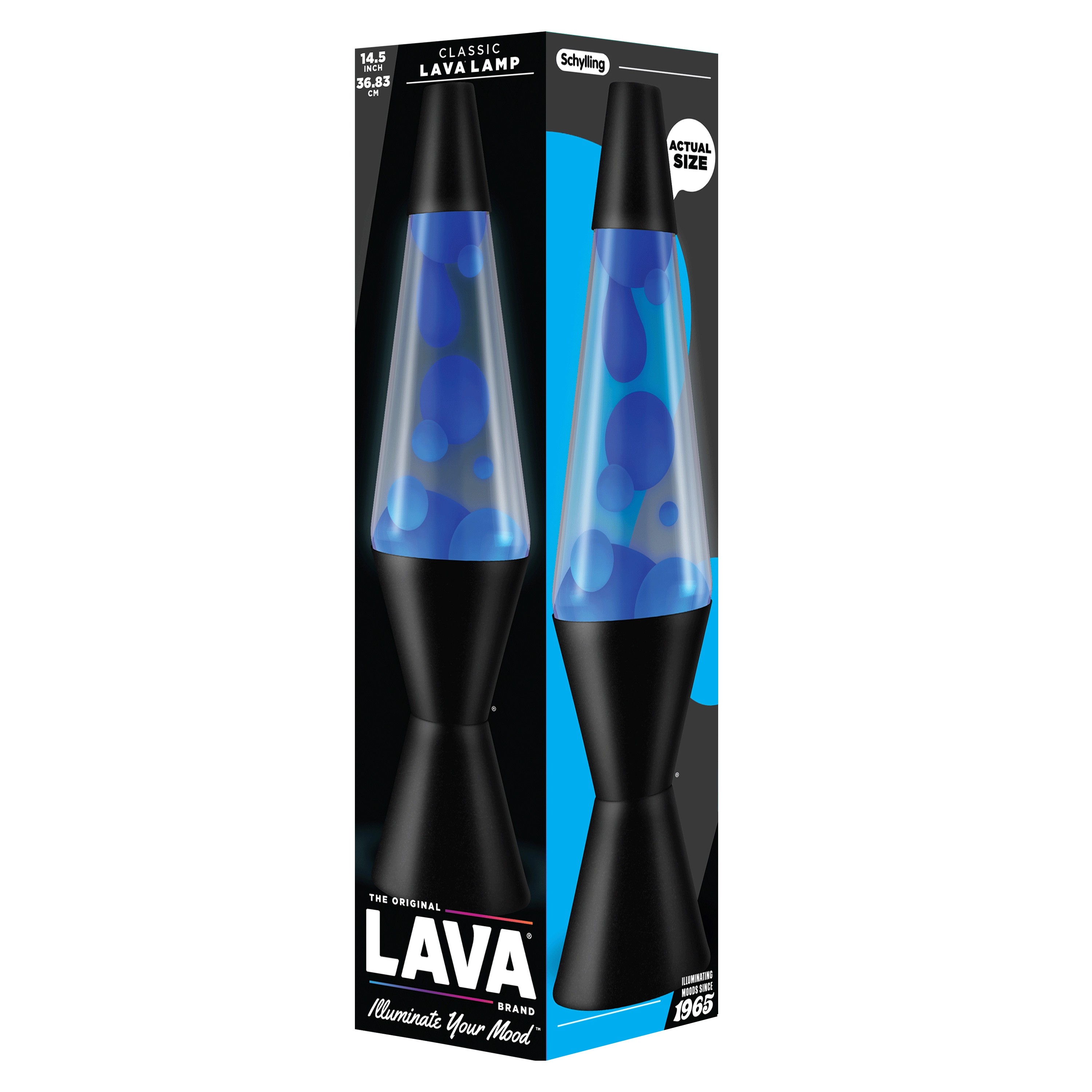 Unsorted Lava® Lamp Blue/Clear  Black base