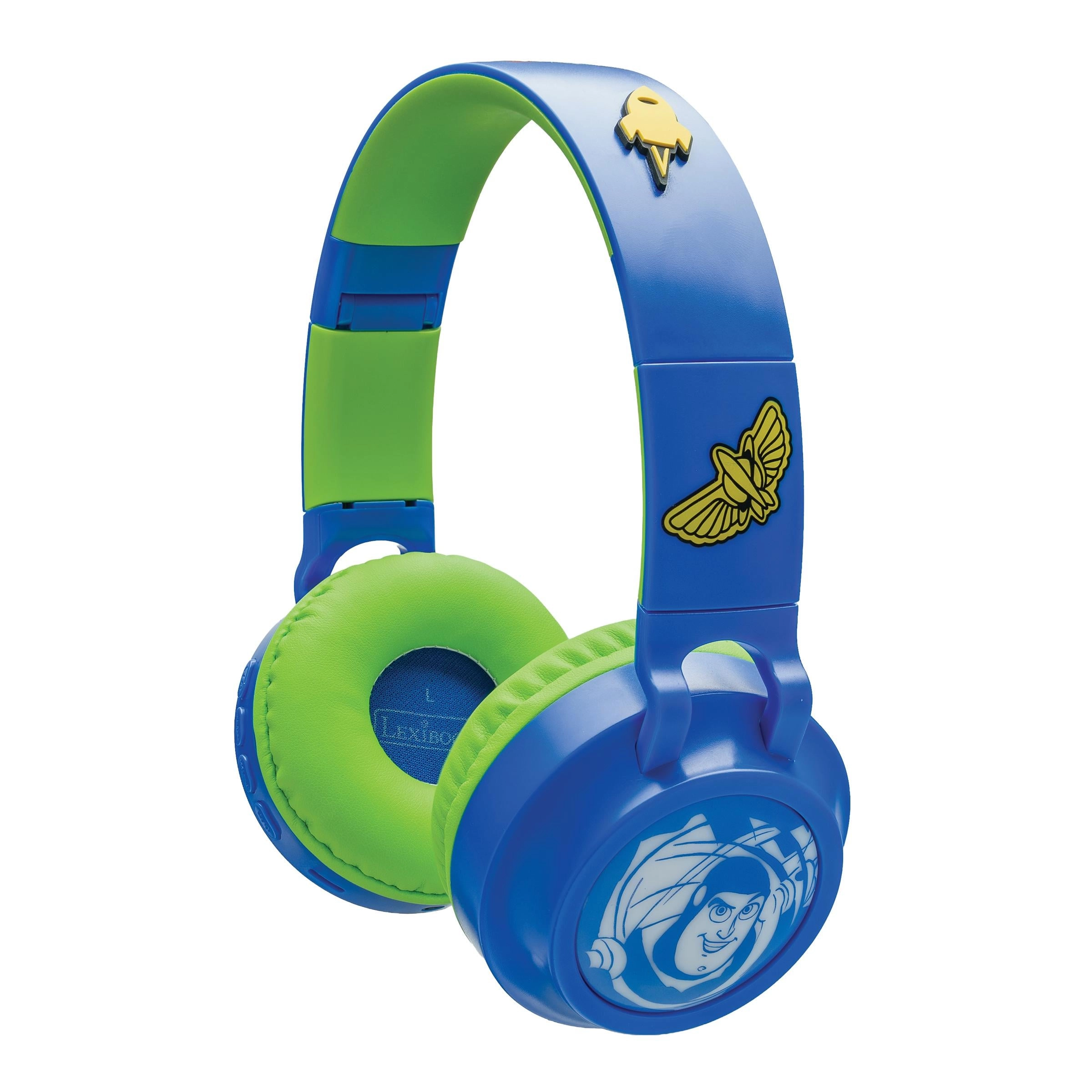 Lexibook — 3D DISNEY Toy Story dizains Bluetooth® un vadu salokāmas austiņas ar drošu skaļuma ierobežojumu (HPBT015TS)