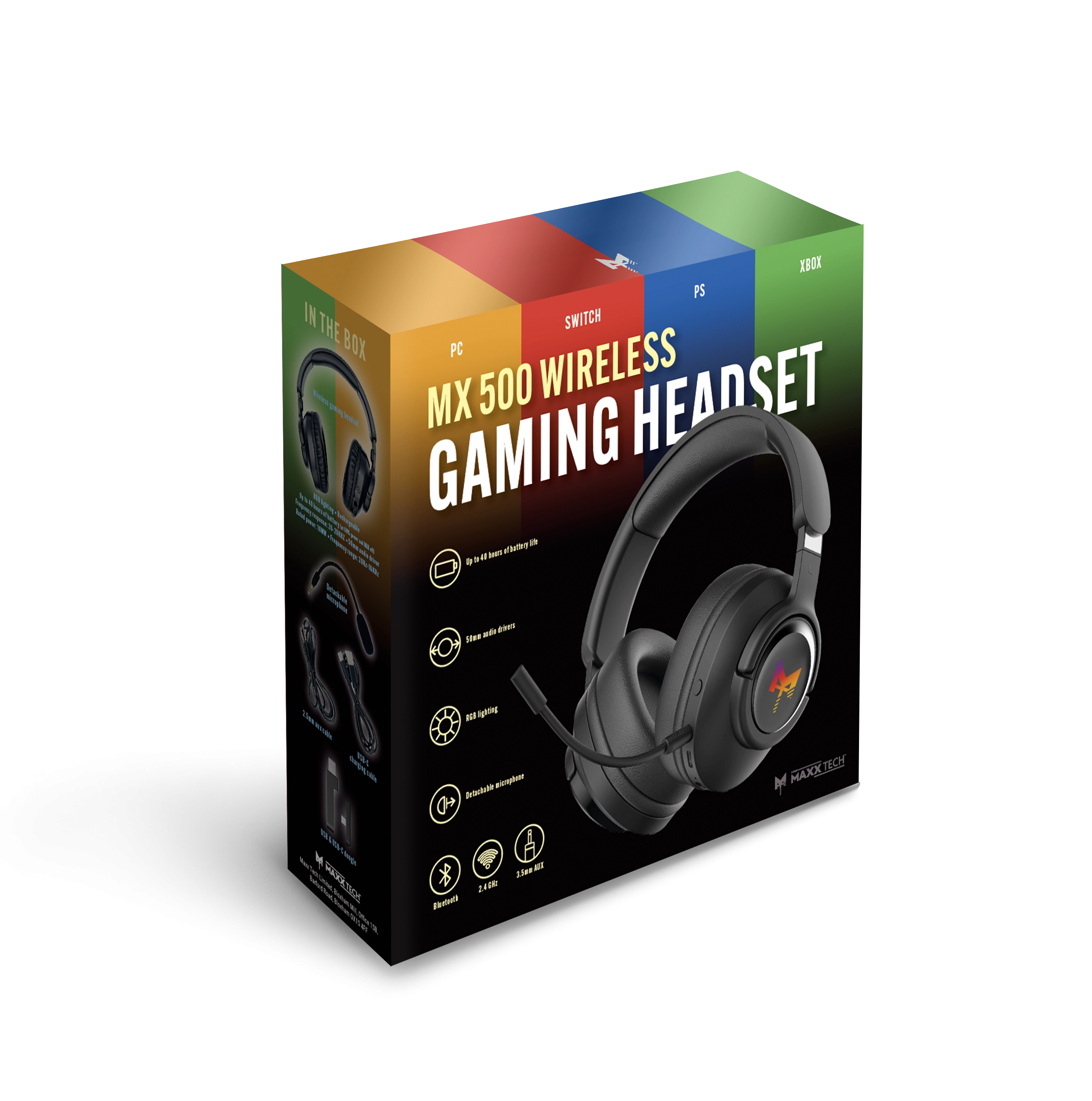 Maxx Tech - MX500 Wireless Gaming