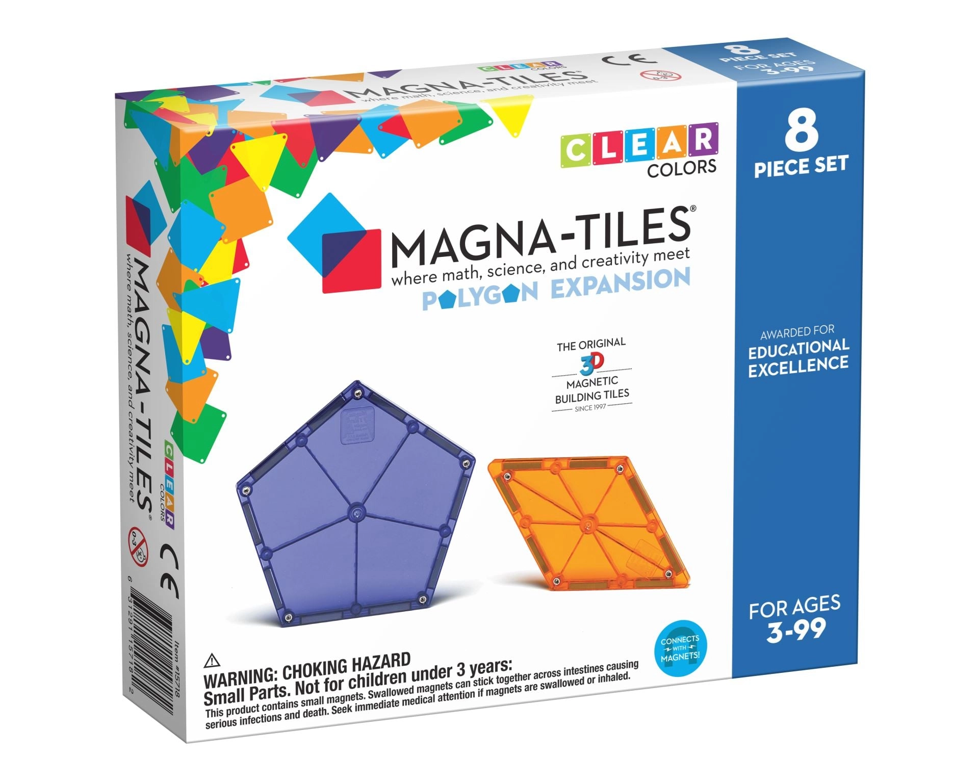 MAGNA-TILES -  Polygons Expansion 8 pcs
