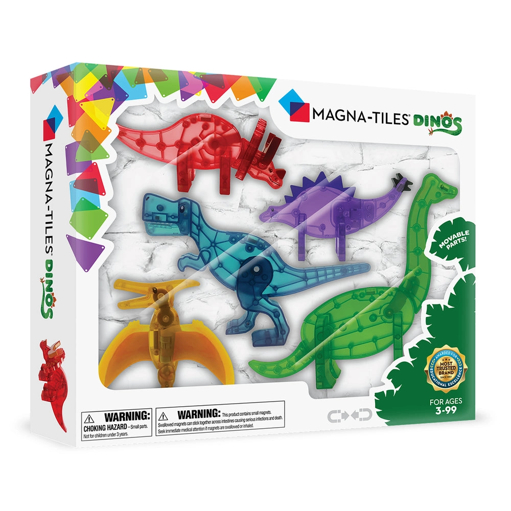 MAGNA-TILES - Dinos 5 Piece Set