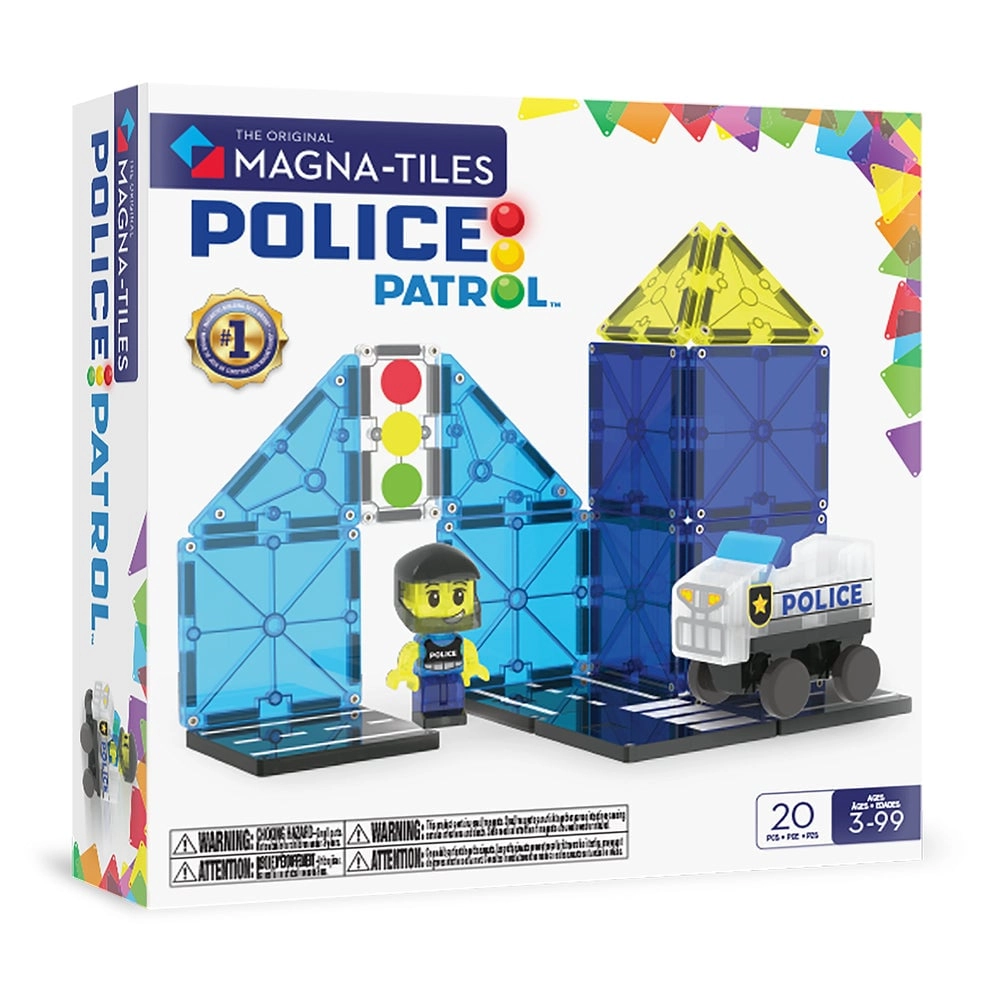 MAGNA-TILES magnet constructor set Police Patrol