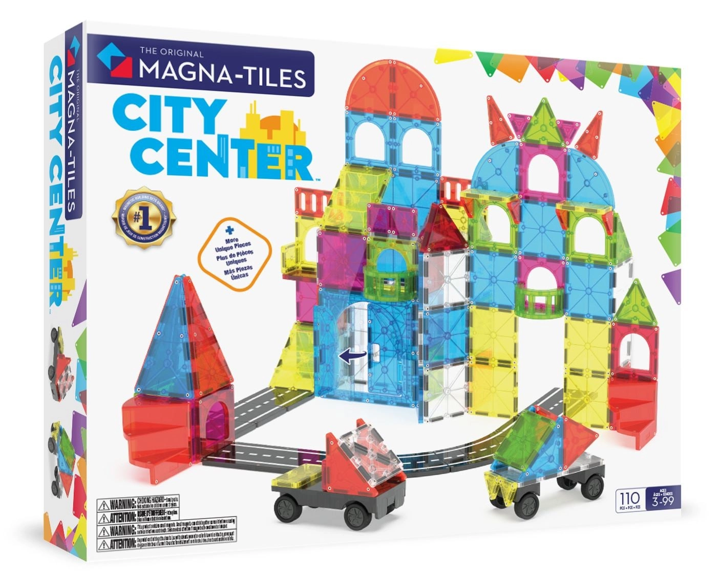MAGNA-TILES® City Center magnetic city center