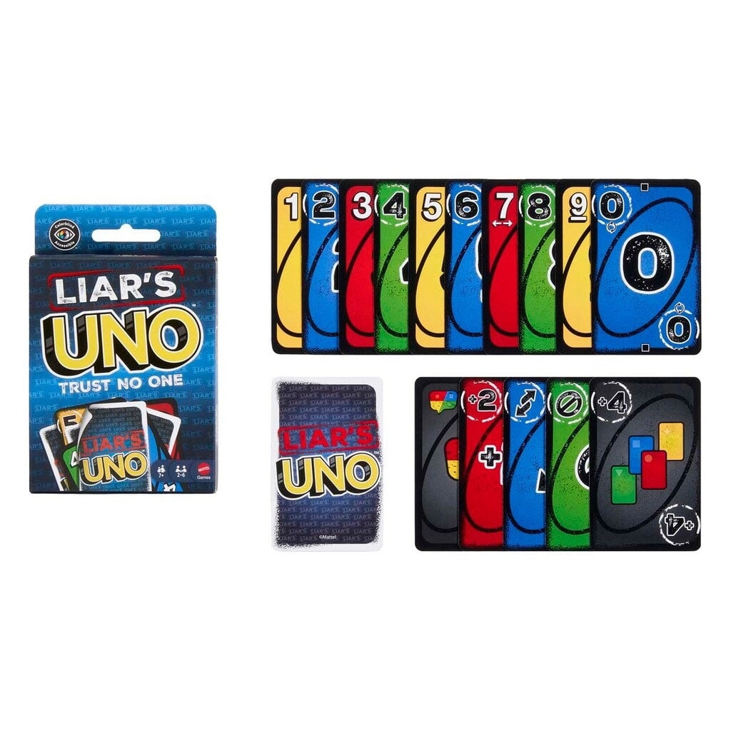 Mattel Games Liar`s UNO Card Game