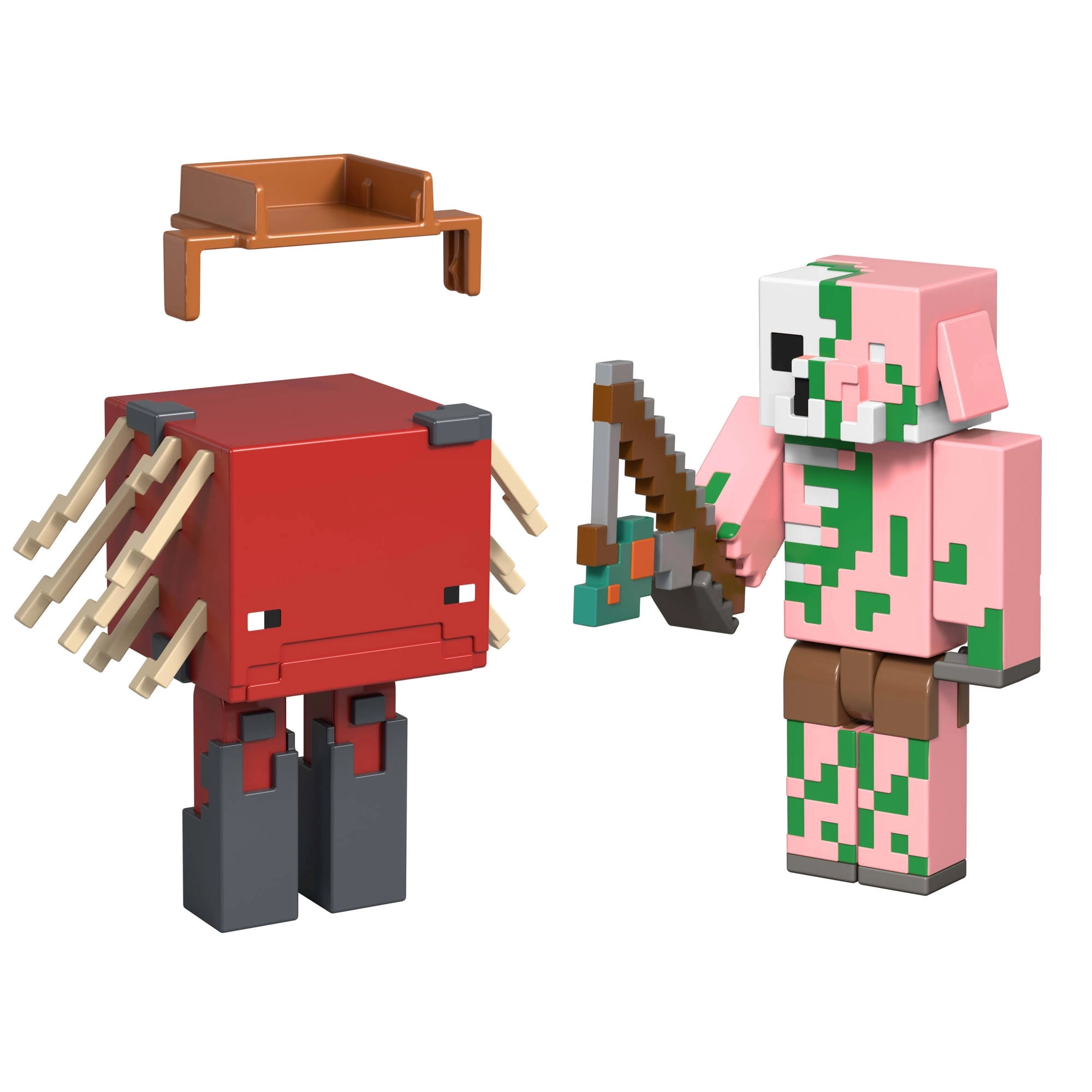 Minecraft Action Figures Accessories 2-Pack Zombified