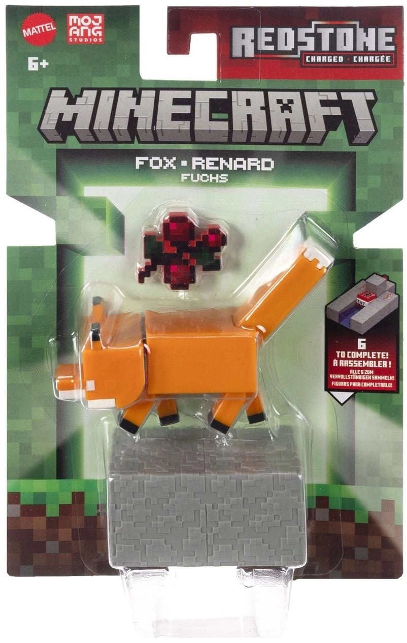Minecraft Redstone Charged Fox Figure 0194735341184