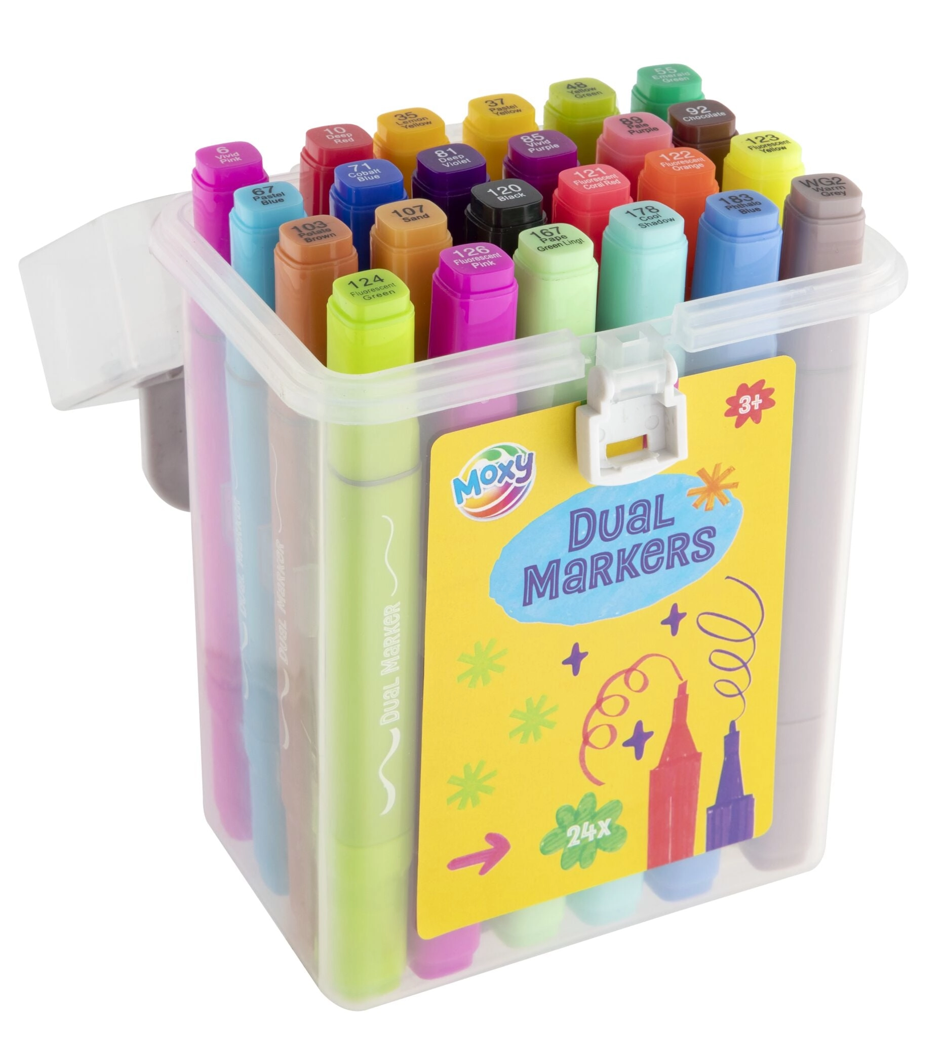 Moxy - Dual Markers 24 pcs