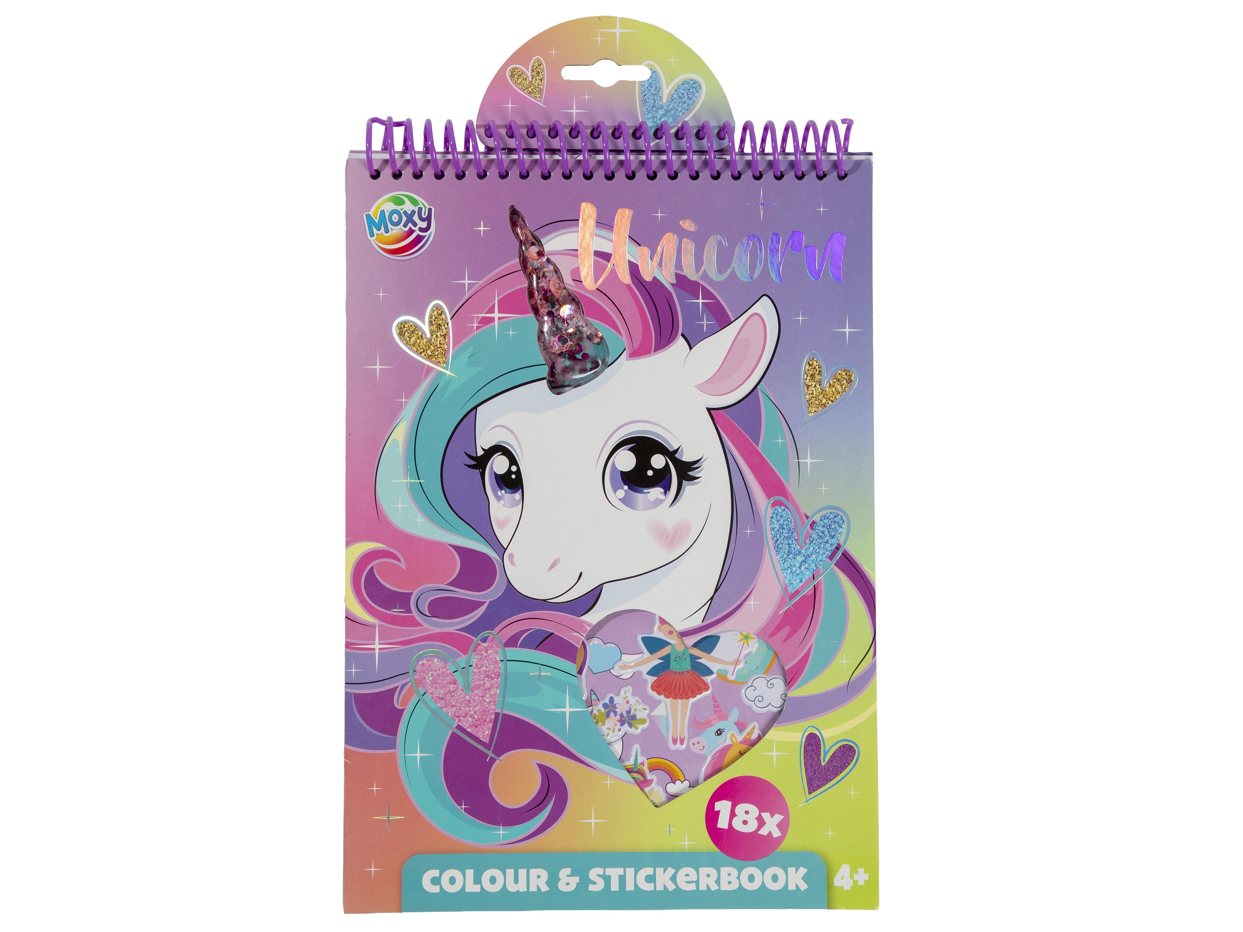 Moxy - Colouring  Stickerbook - Unicorn