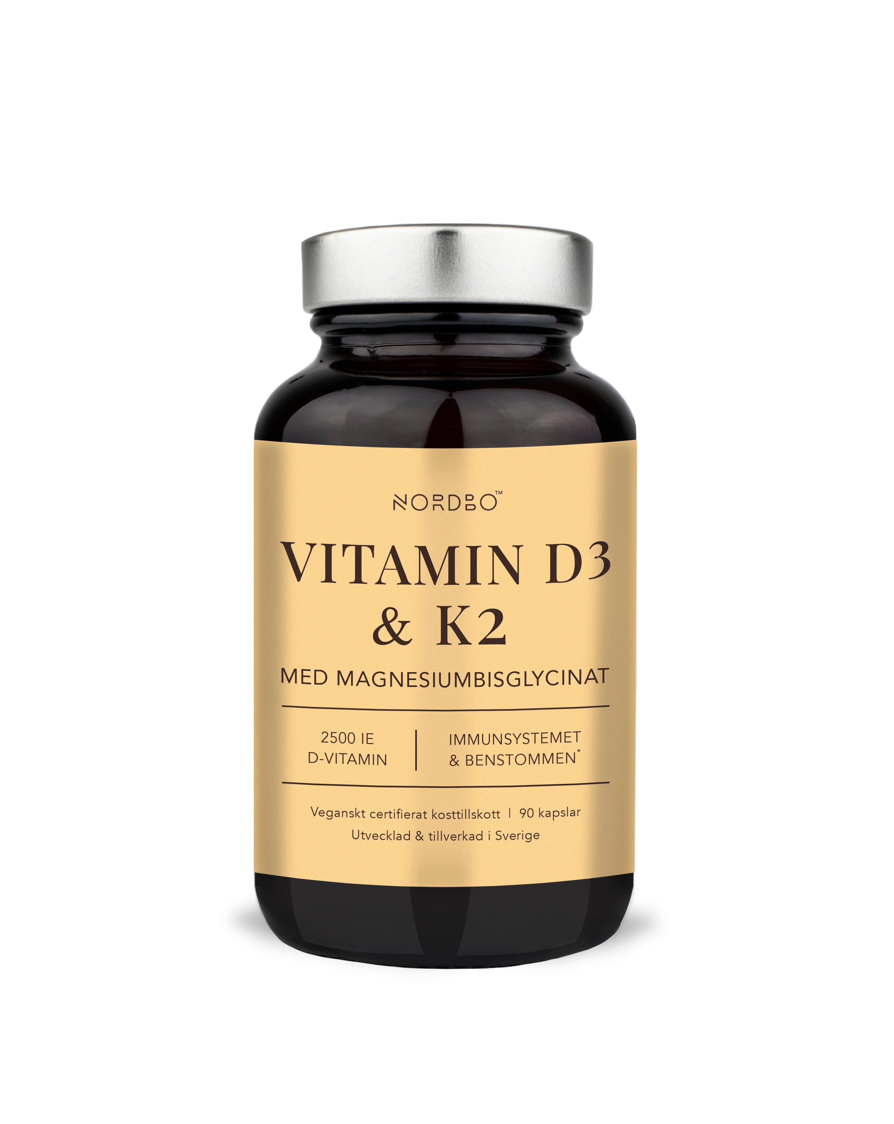 NORDBO - Vegan Vitamin D3 K2