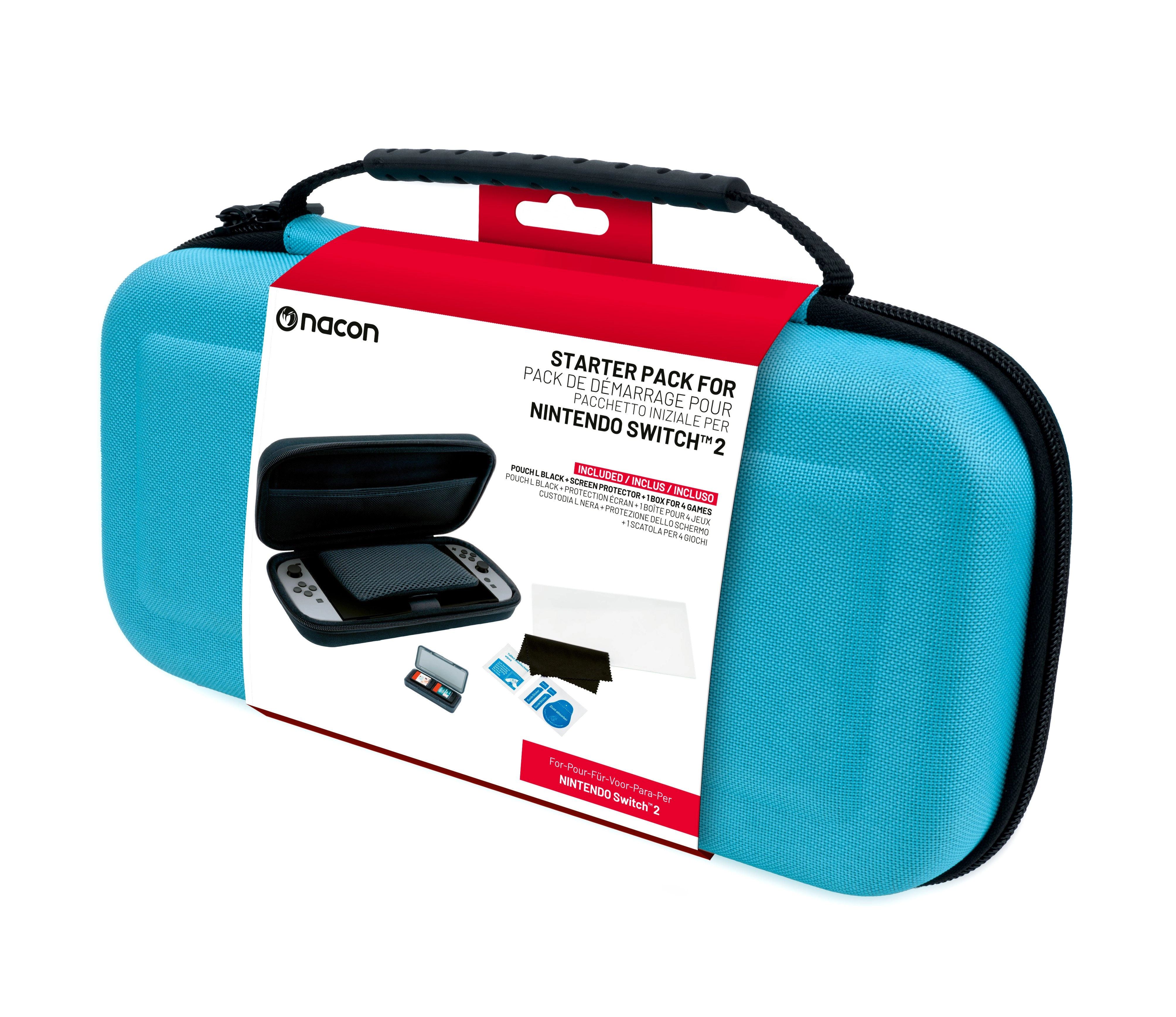 NACON SWITCH2POUCHBLUE Travel case Nintendo EVA