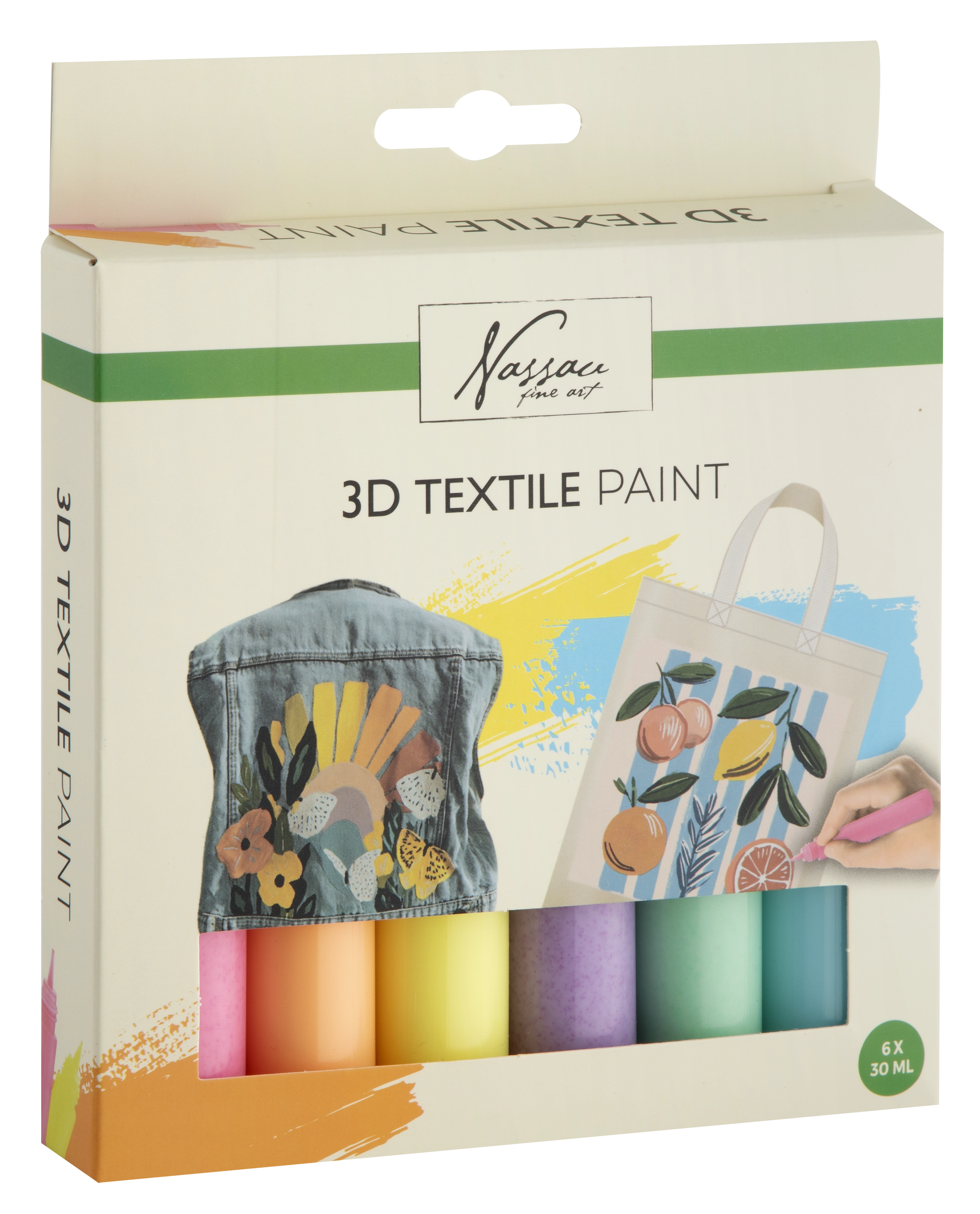 Nassau - 3D Textile Paint Set