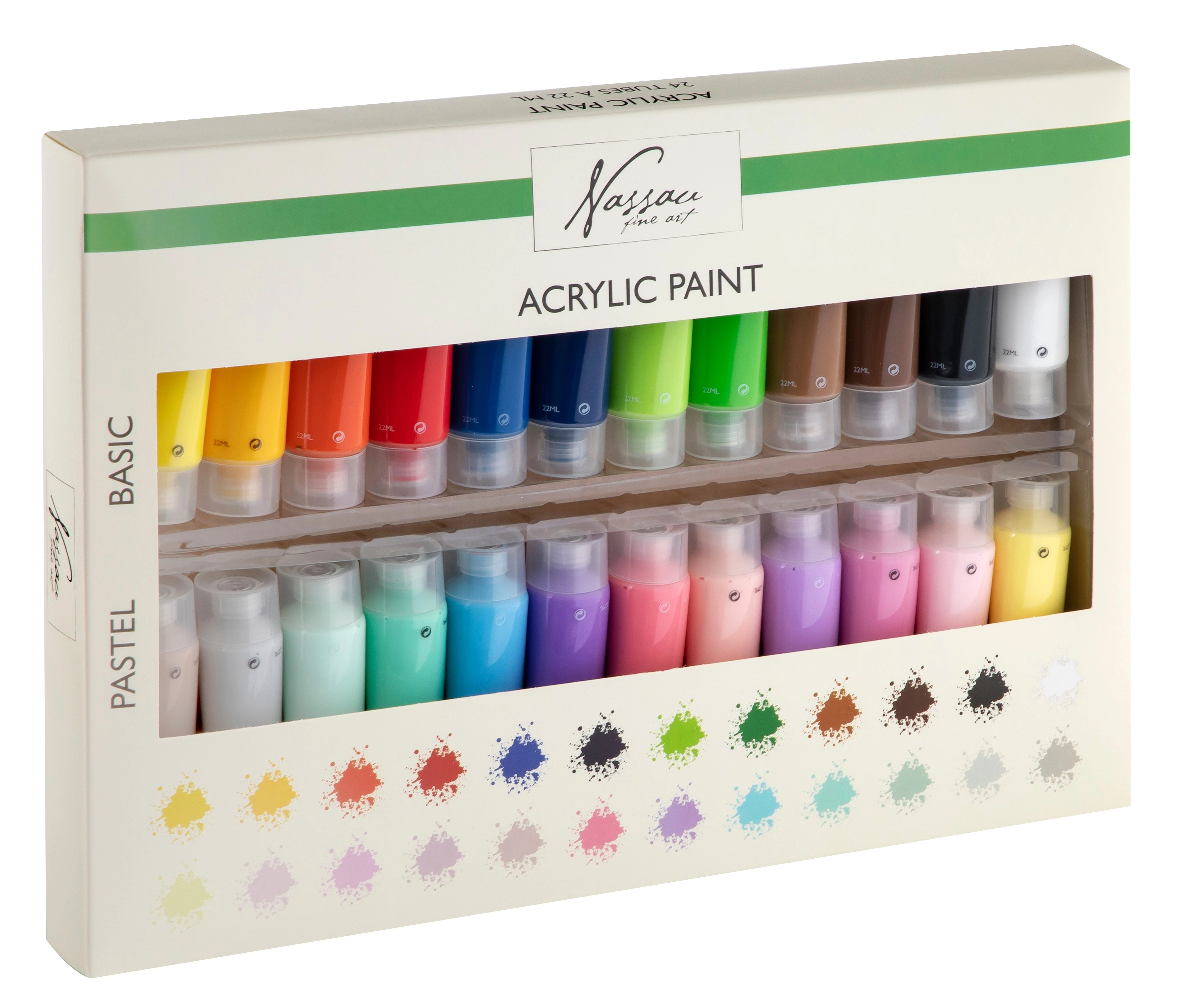 Nassau - Paint Set Acrylic 24