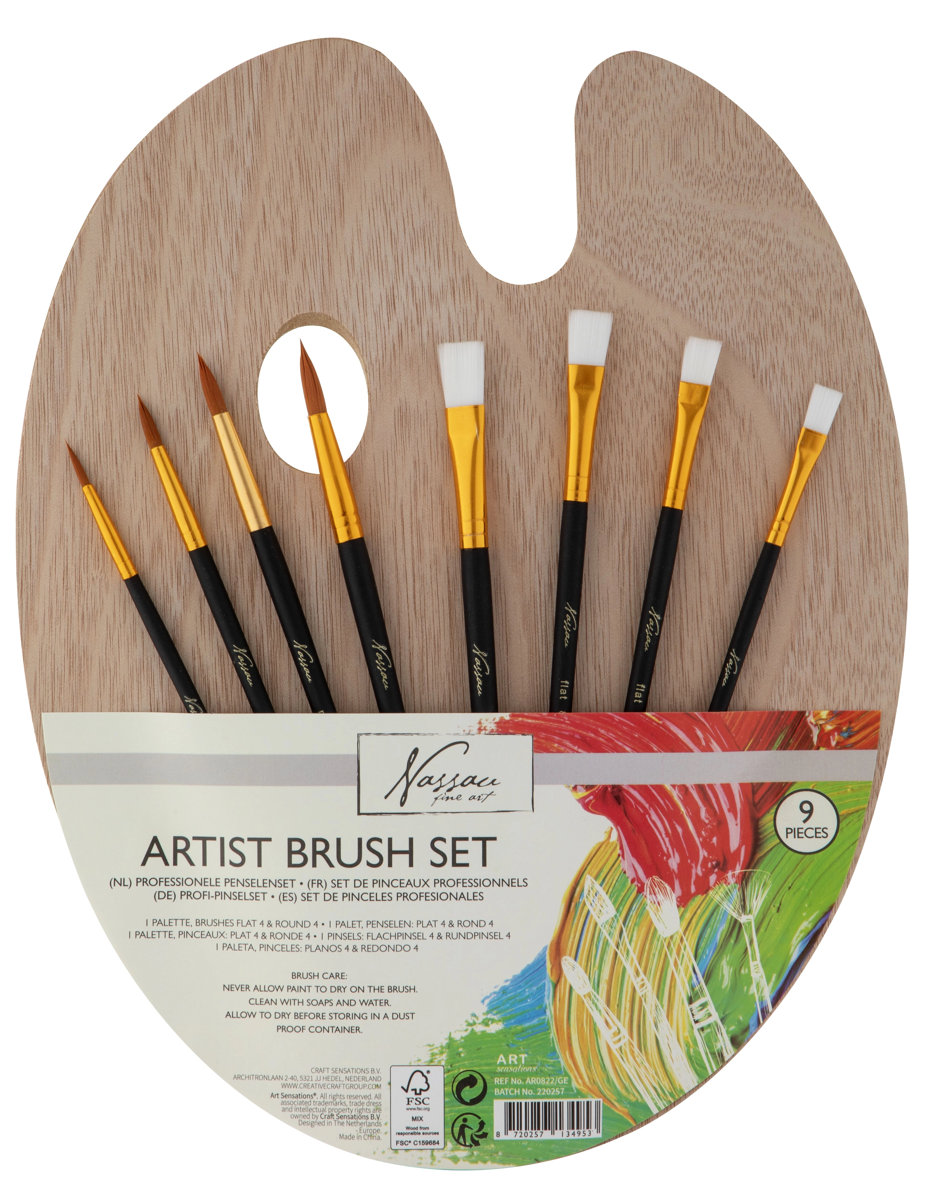 Nassau - Wooden Palette with 4