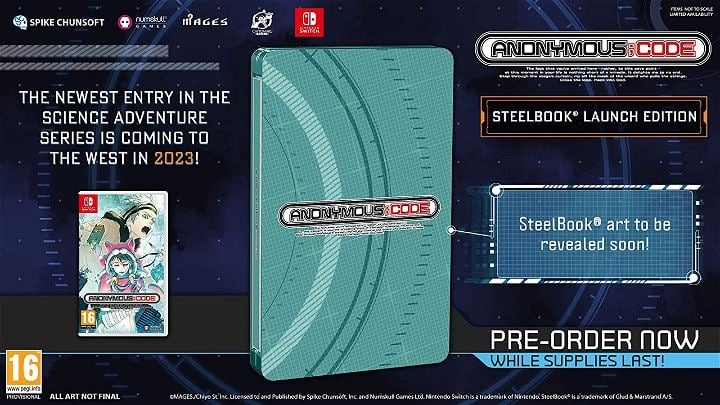 AnonymousCode (Steelbook Edition) 1233214 5056280450504