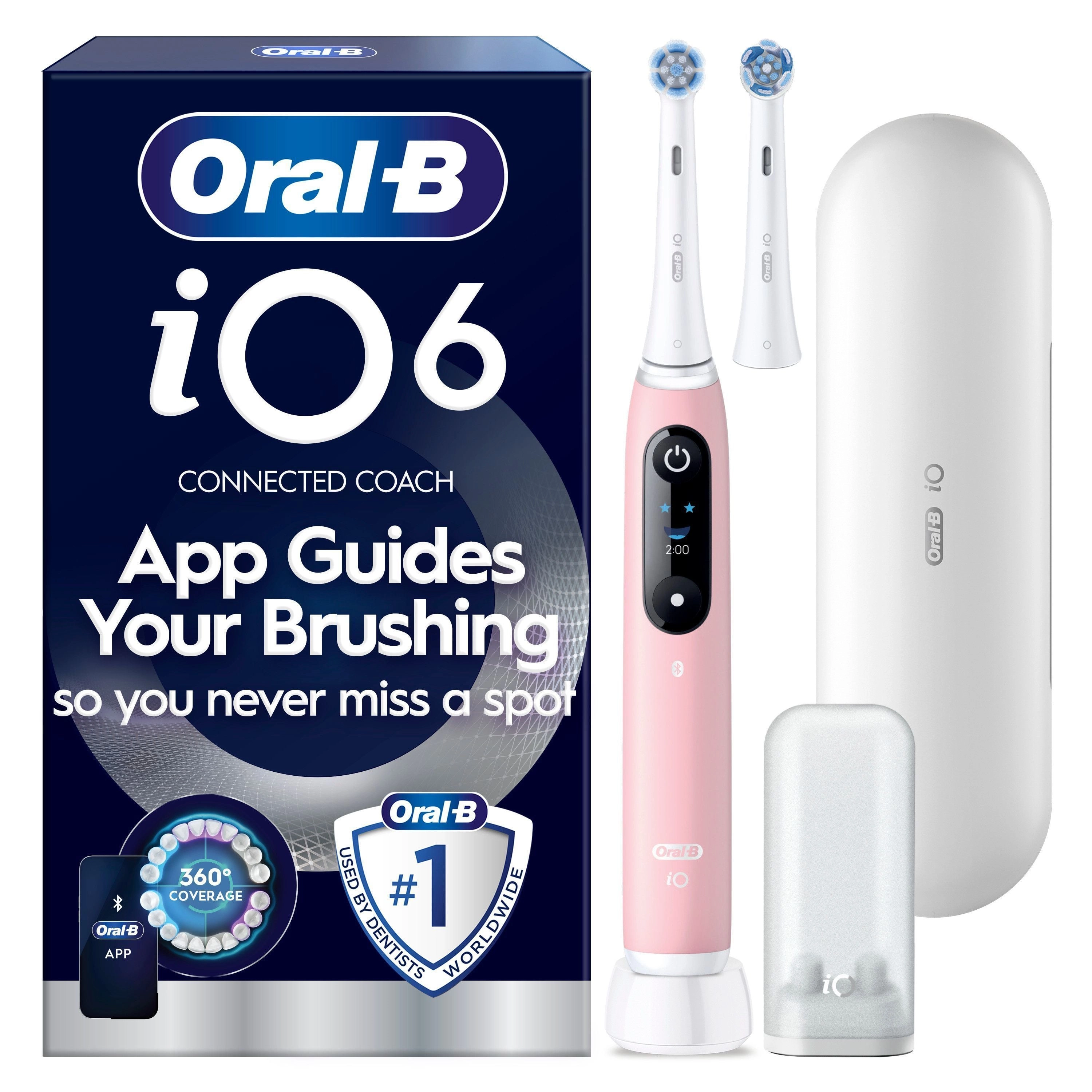 Oral-B iO6 electric toothbrush pink +