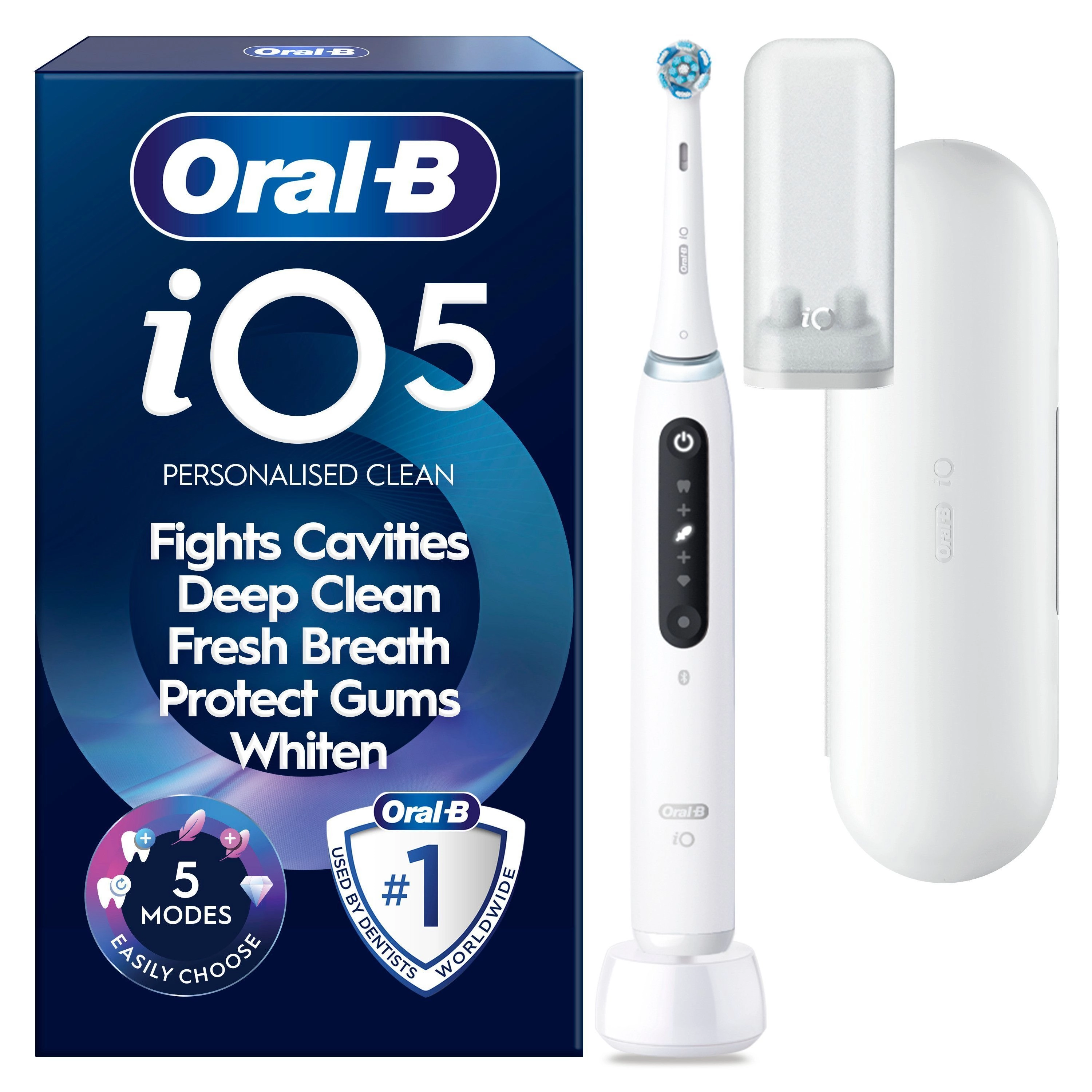 Oral-B iO5 electric toothbrush  white +