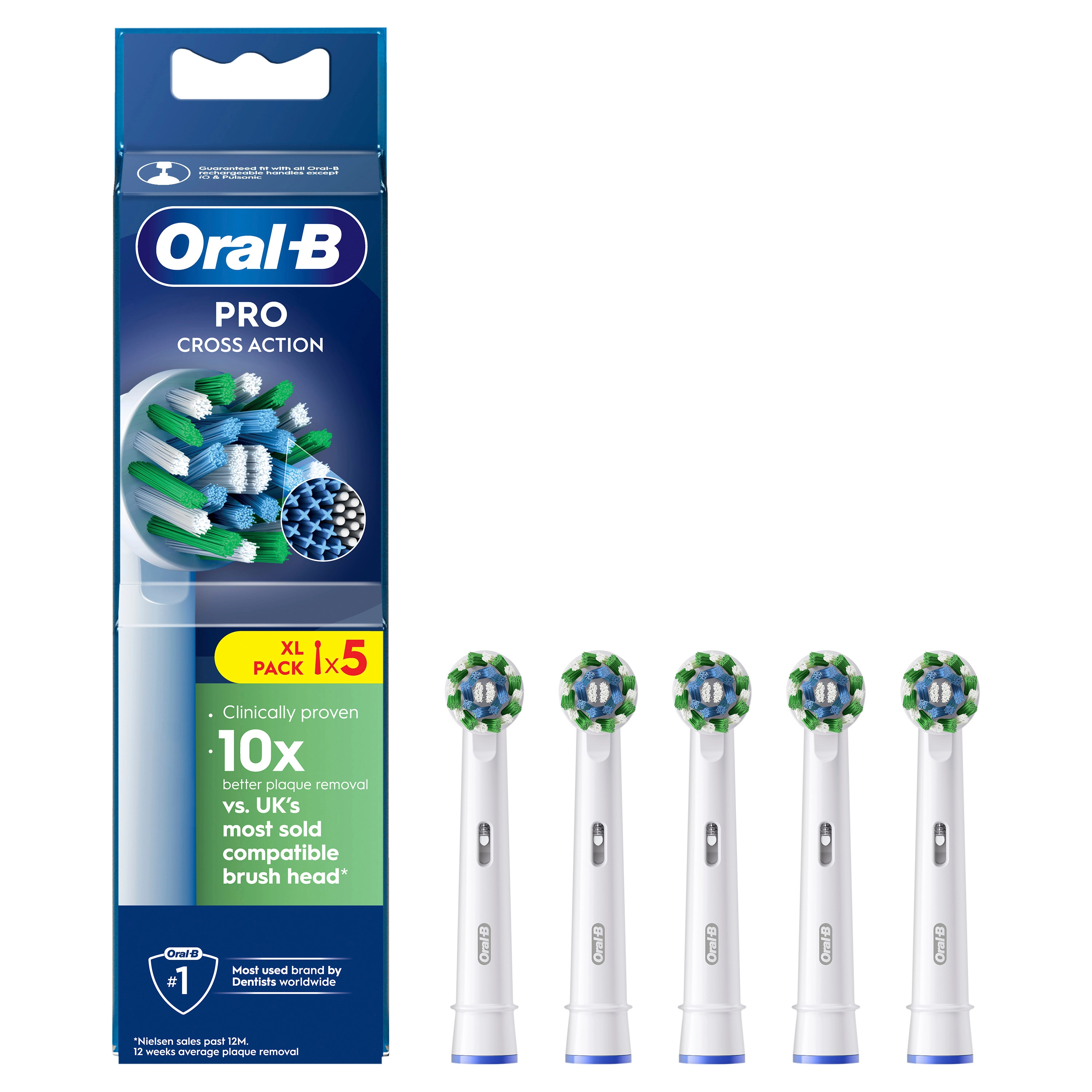 Oral-B Pro Cross Action replacement brushes