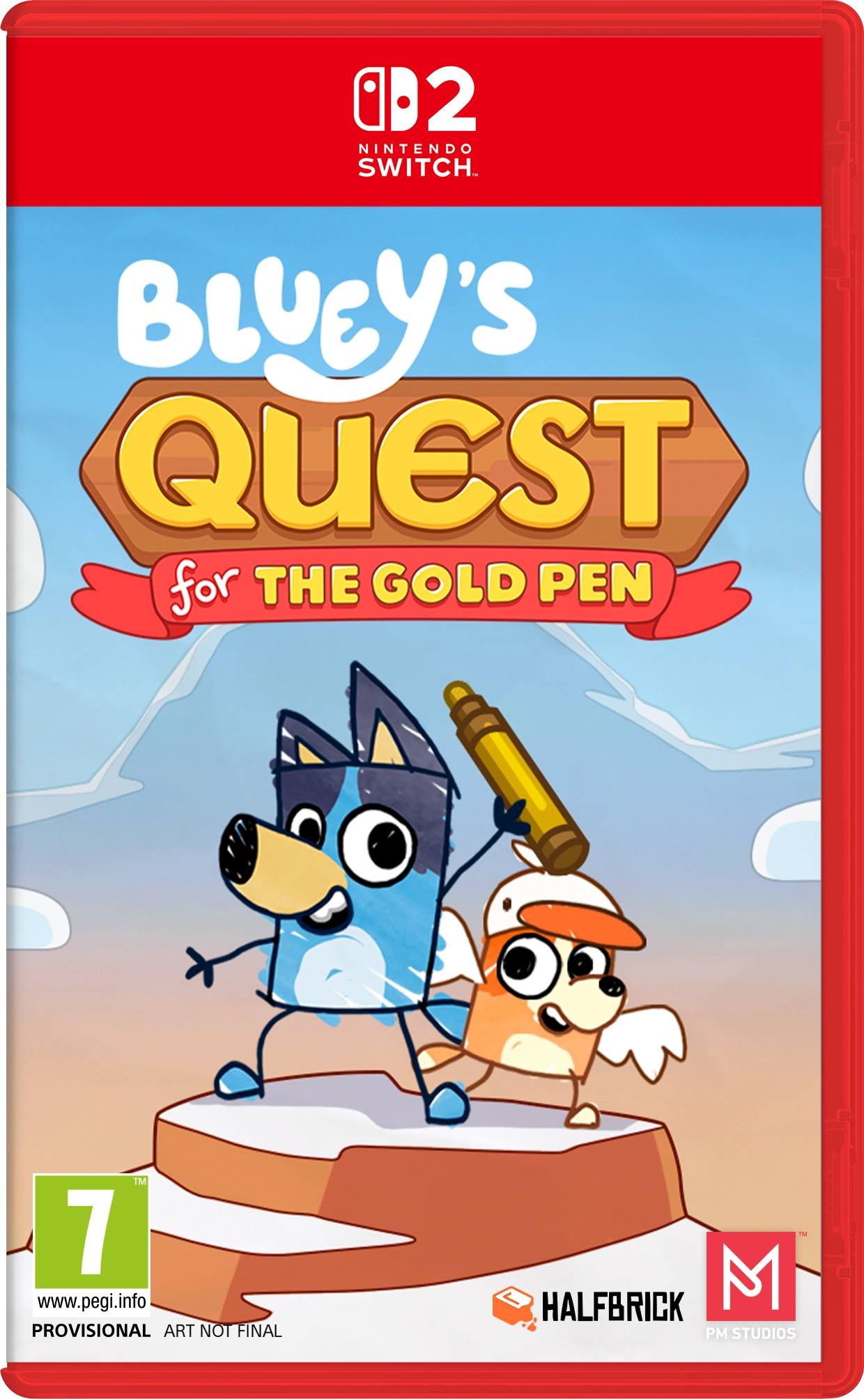 Bluey`s Quest for the Gold Pen