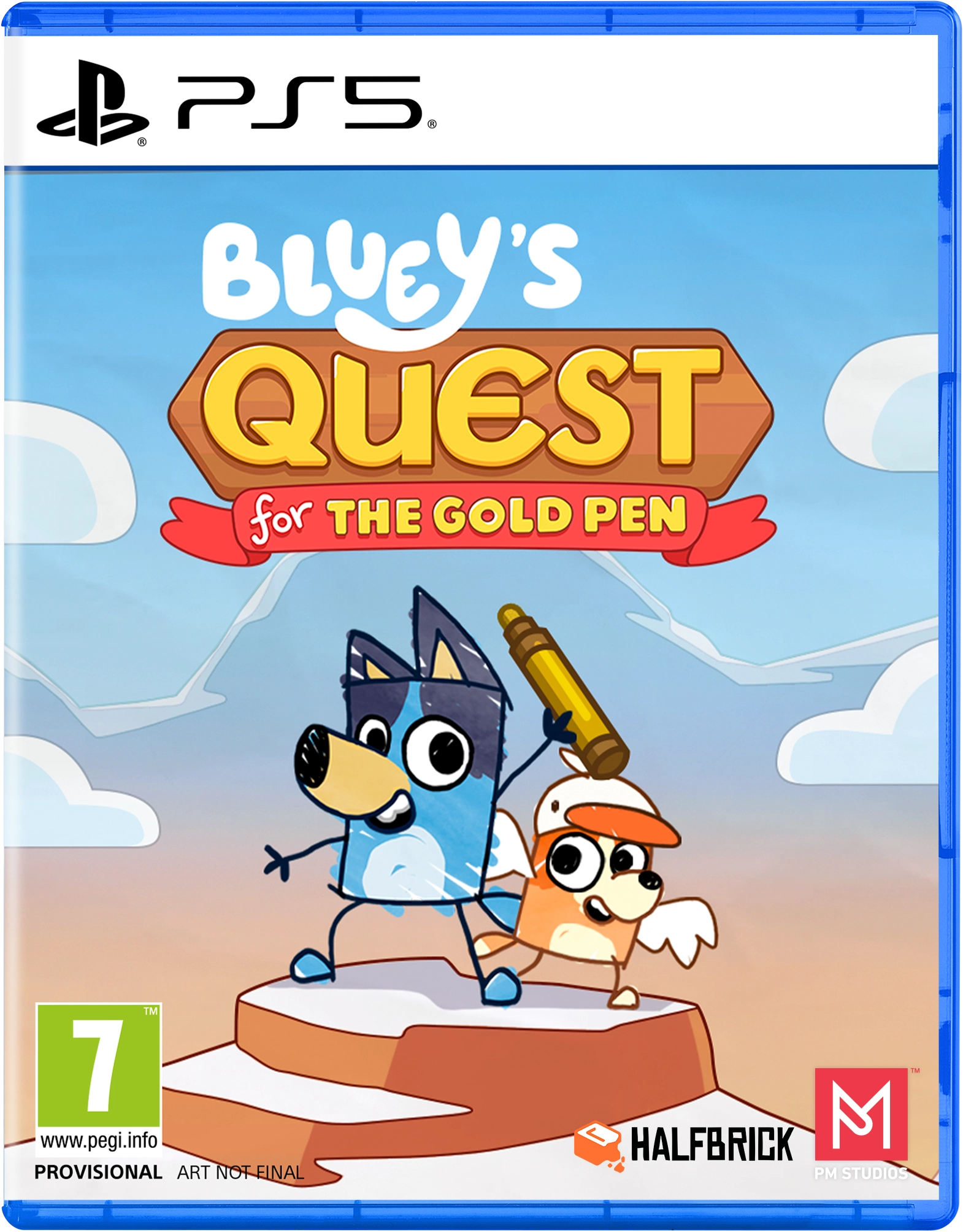 Bluey`s Quest for the Gold Pen