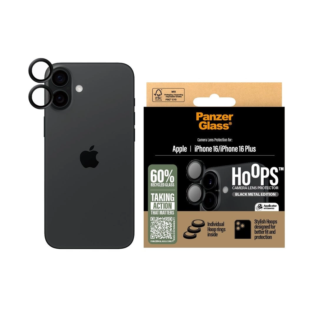 PanzerGlass PanzerGlass Hoops Black Lens Protector