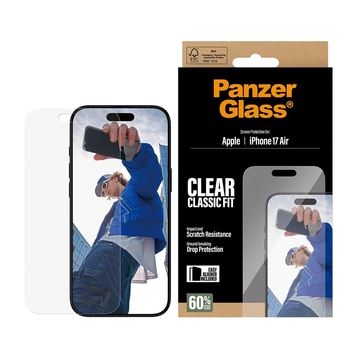 PanzerGlass Screen Protector iPhone 17 Air