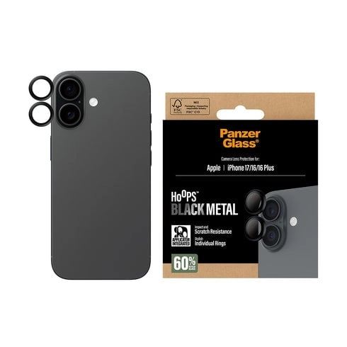 PanzerGlass Hoops black Camera Lens Protector