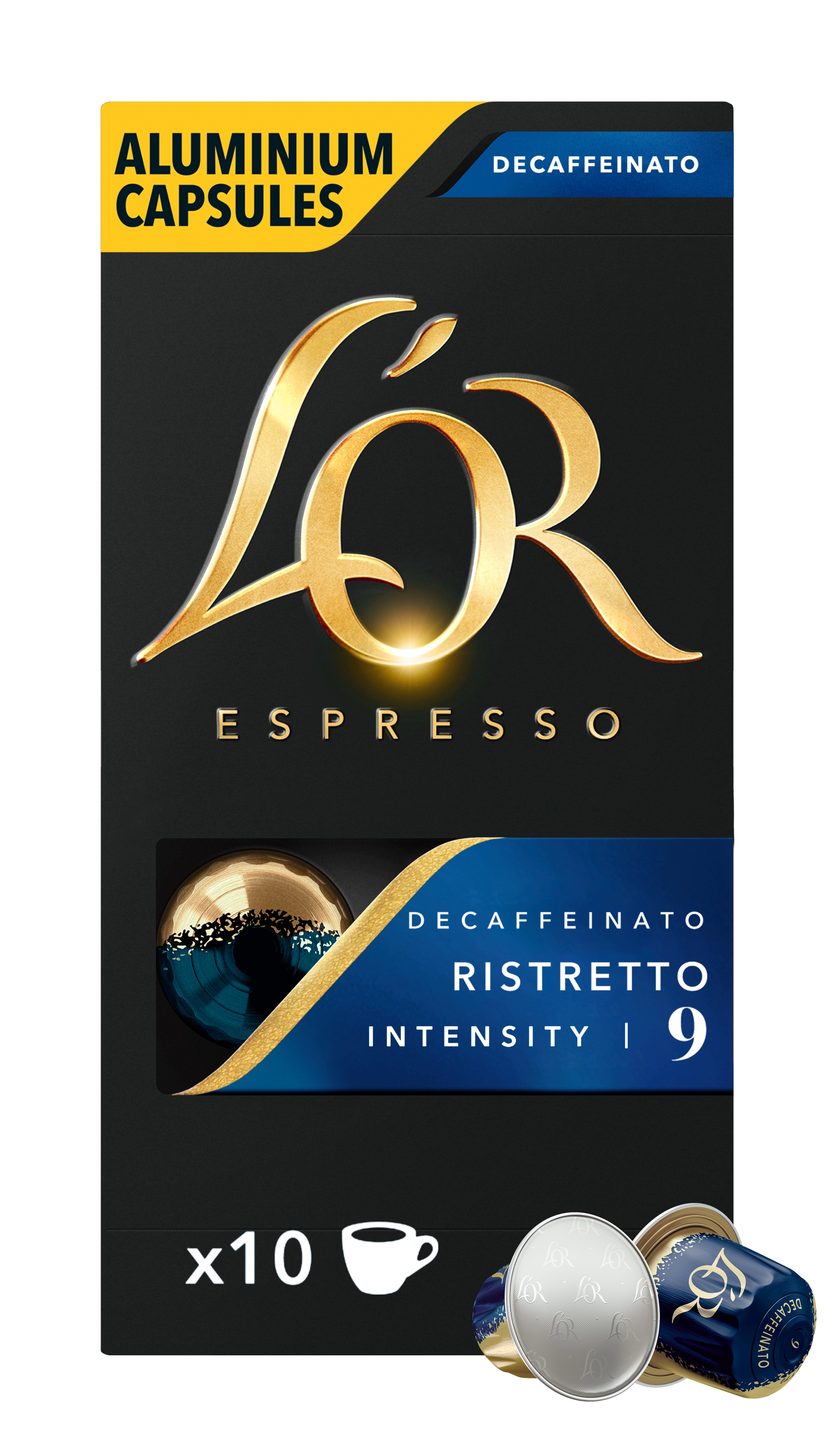 L```OR Capsules - Ristretto Decaffeinato -
