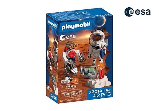 Playmobil astronaut esa with robot 72014