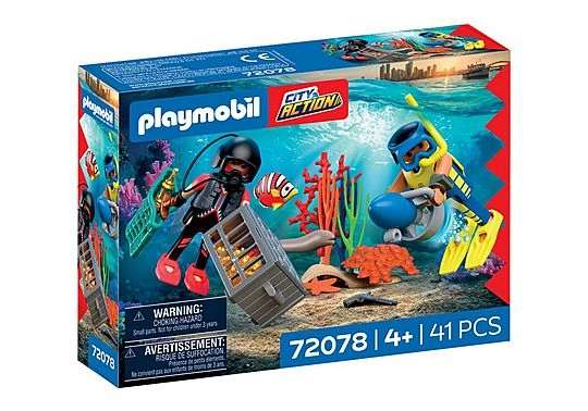 Playmobil Police Diver with Treasure 72078
