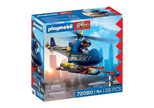 Playmobil police helicopter with radar 72080