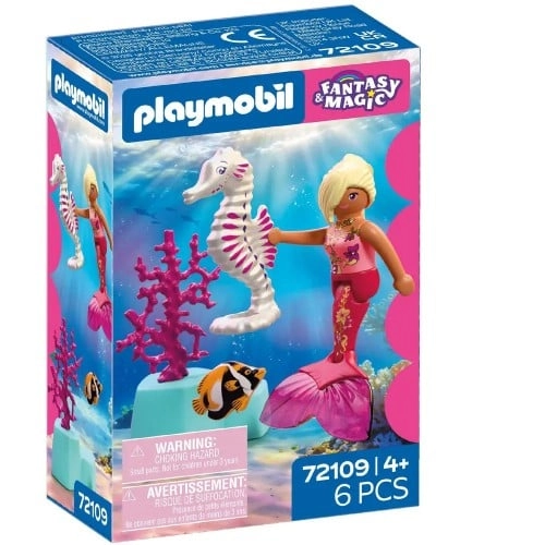 Playmobil Mermaid with Seahorse 72109 4008789721099