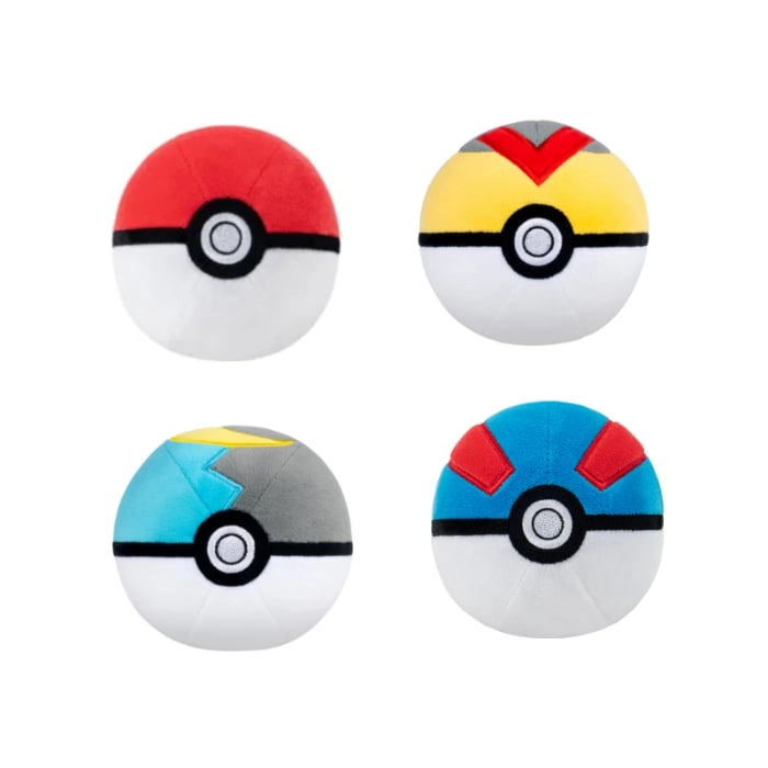POKEMON PLUSH 10 CM POKEBALL ASS