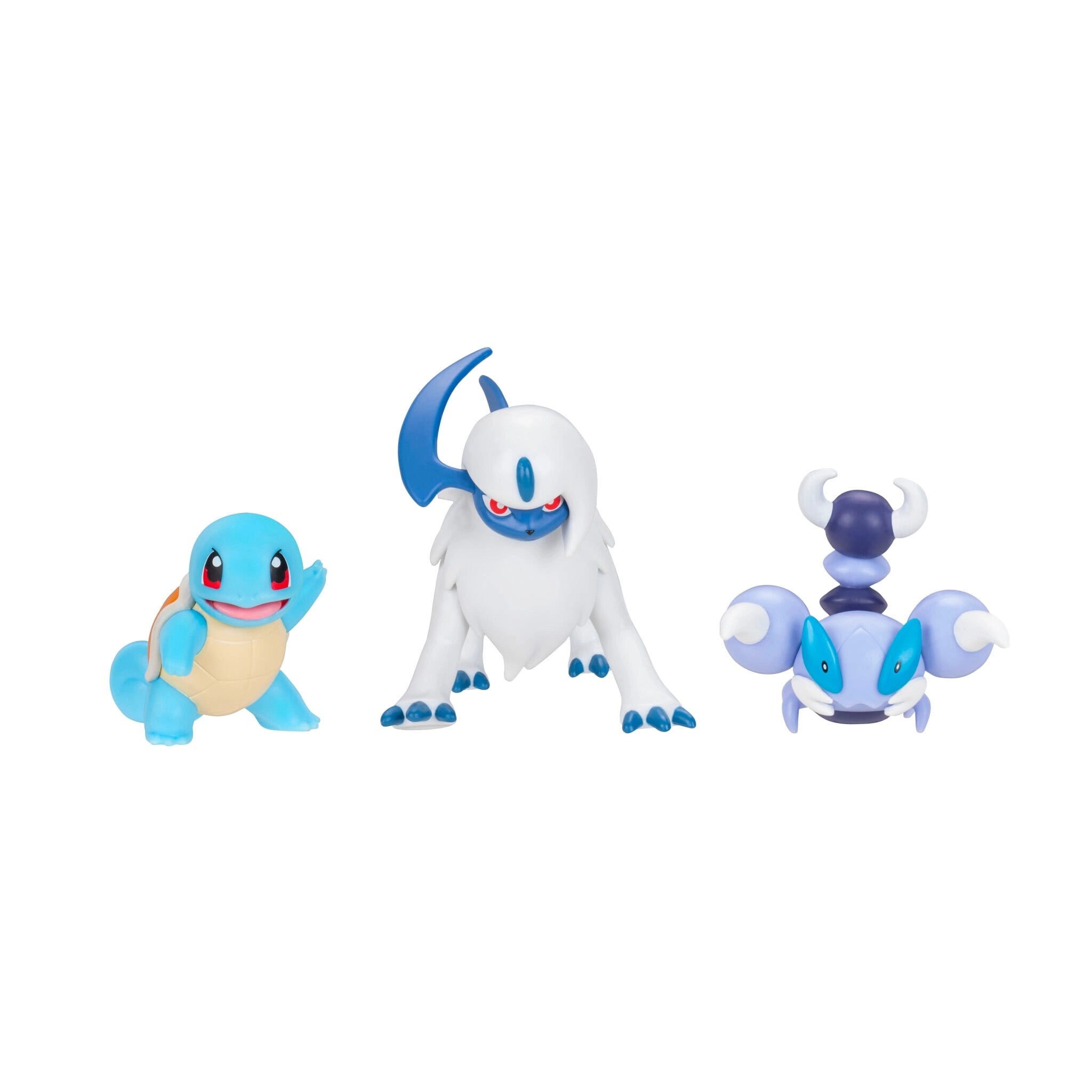 POKEMON BATTLE FIGURE 3 PK SQUIRTLE/ABSOL/SKORUPI