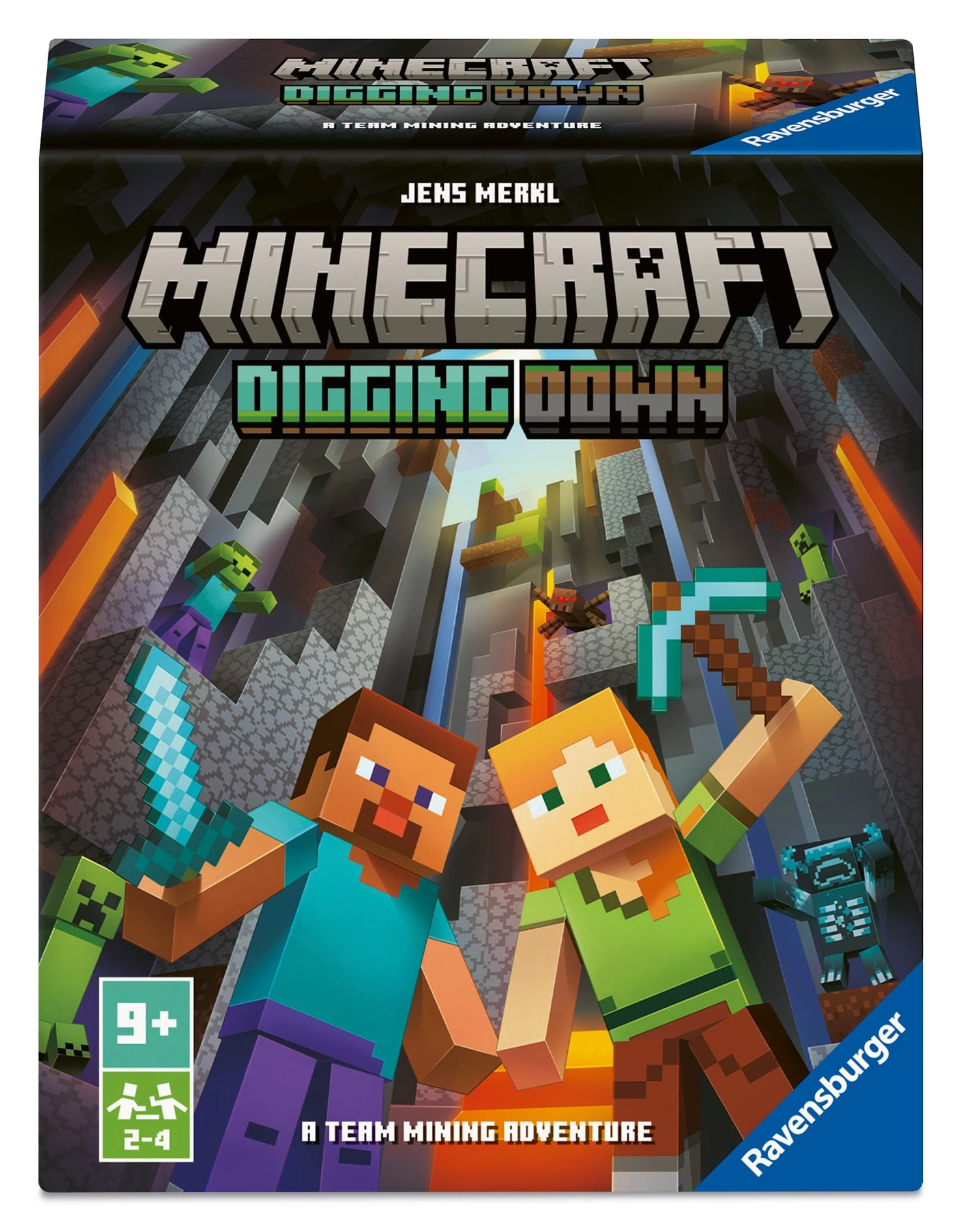 Ravensburger Minecraft Digging Down korttipeli 10825101