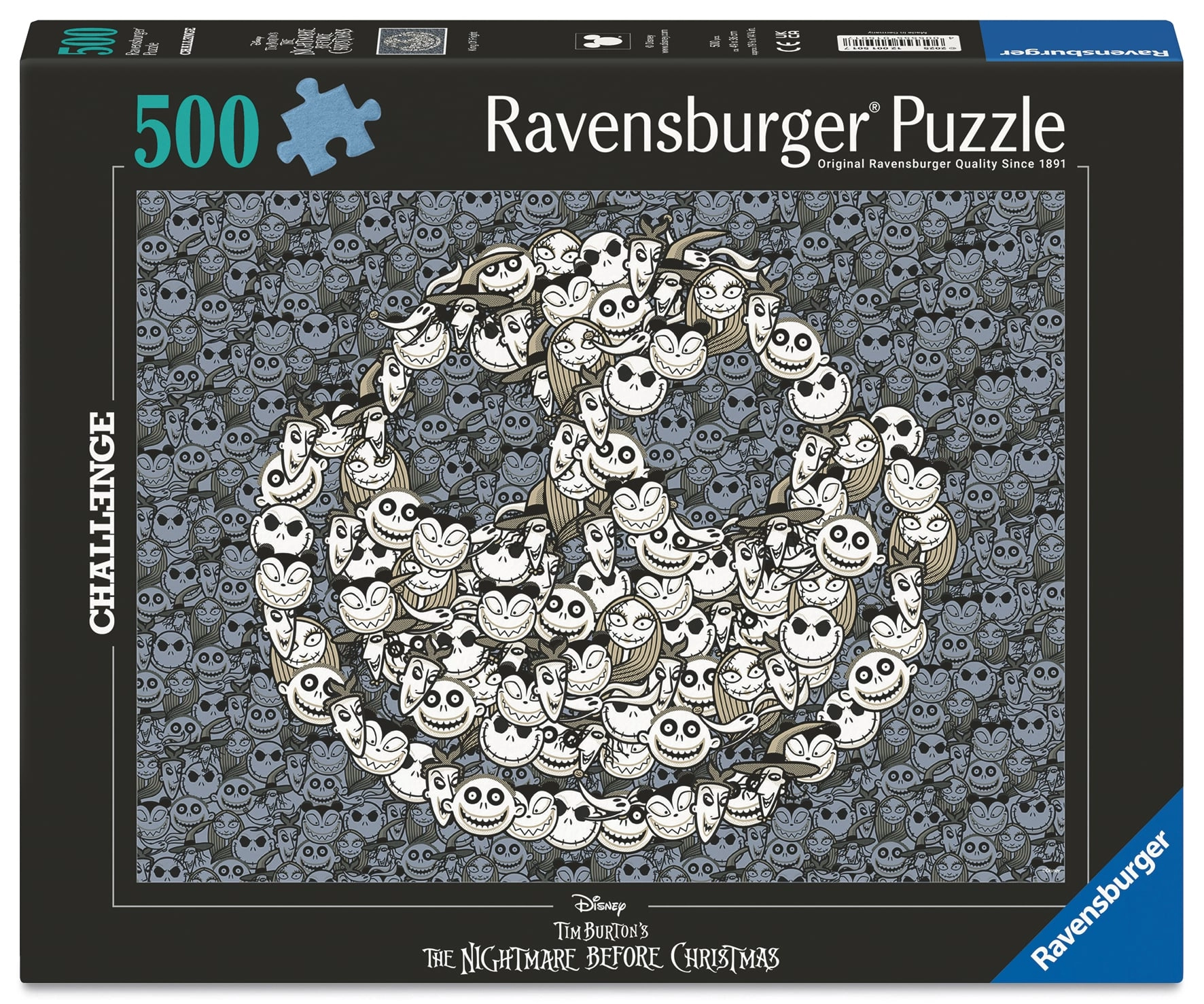 Puzzle 2D: Nightmare Before Christmas 500el
