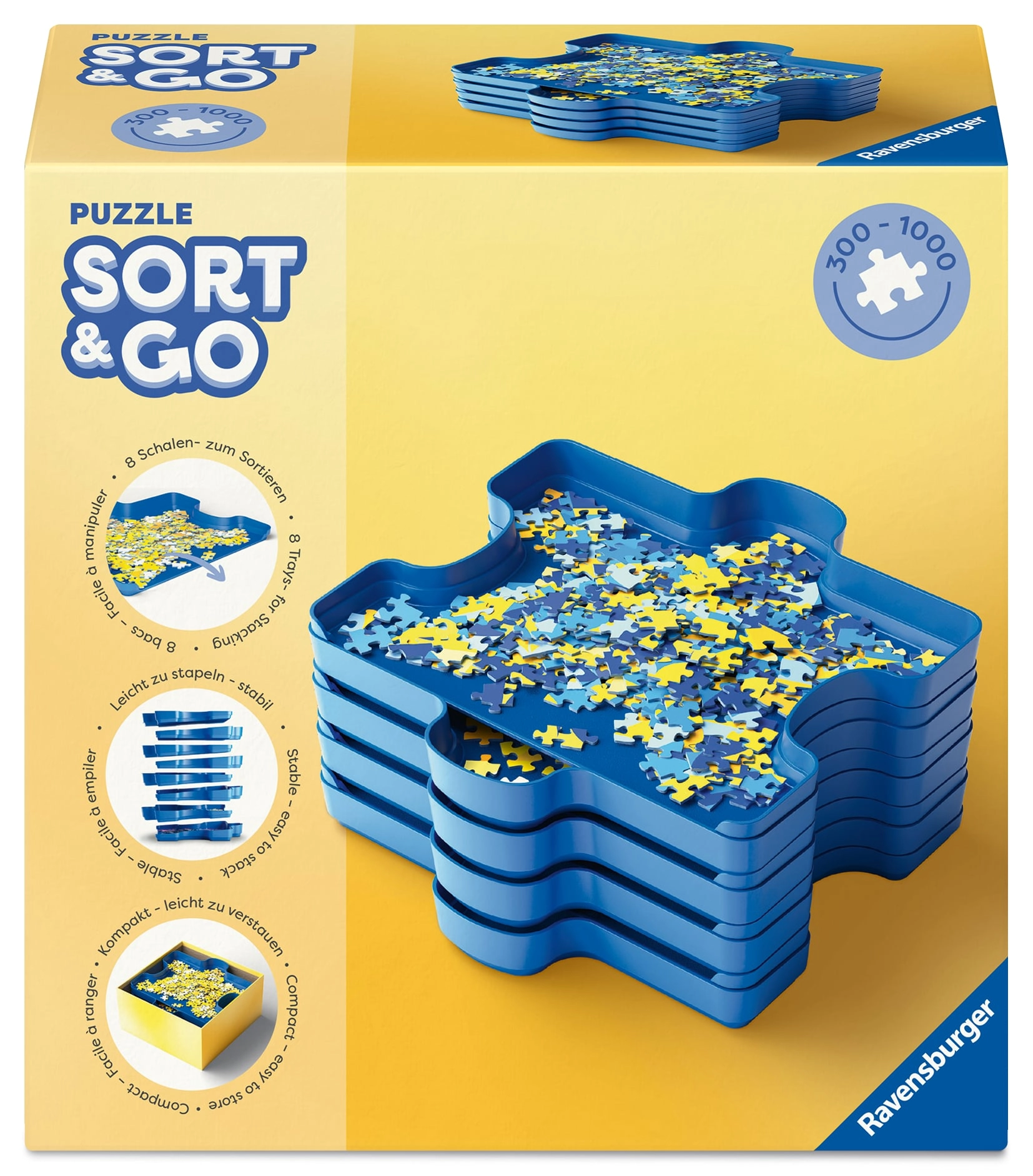 Ravensburger Sort  Go  puzzle sorting tray