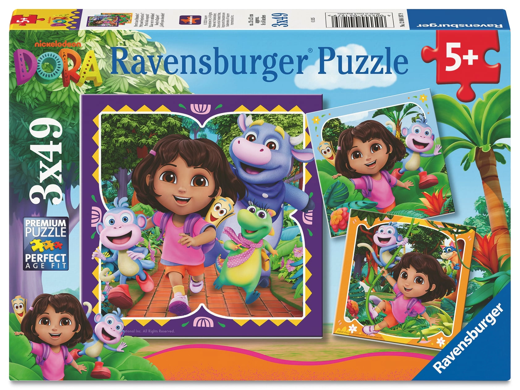 2D puzzle for children: Dora 3x49